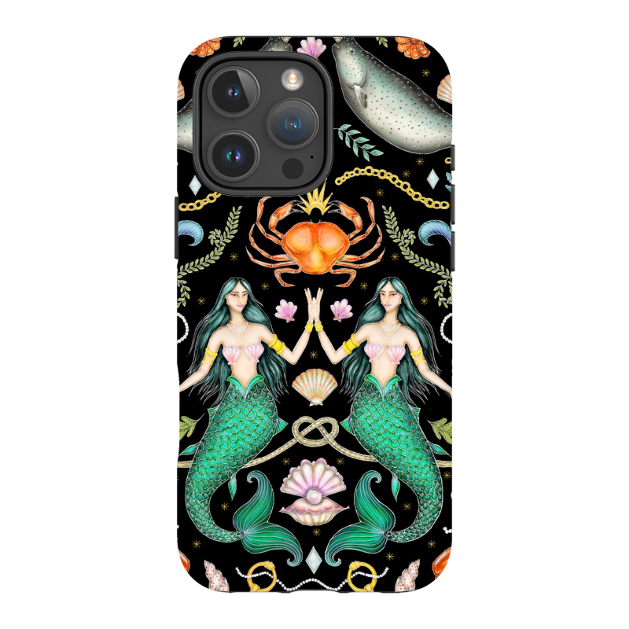 iPhone MagSafe Tough Case - Triton's Treasure By Catherine Rowe