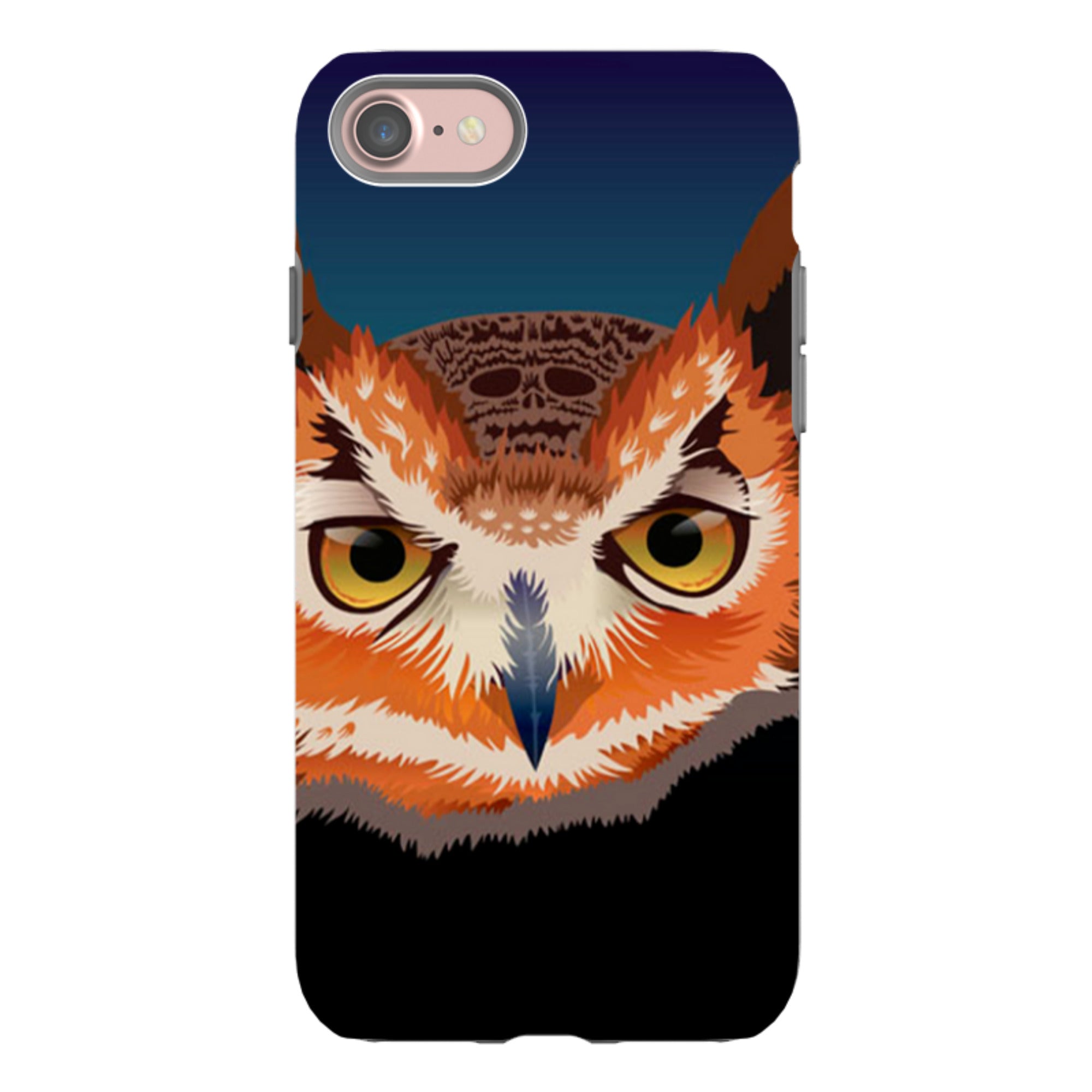 iPhone Tough Case - Owl By Mia Underwood