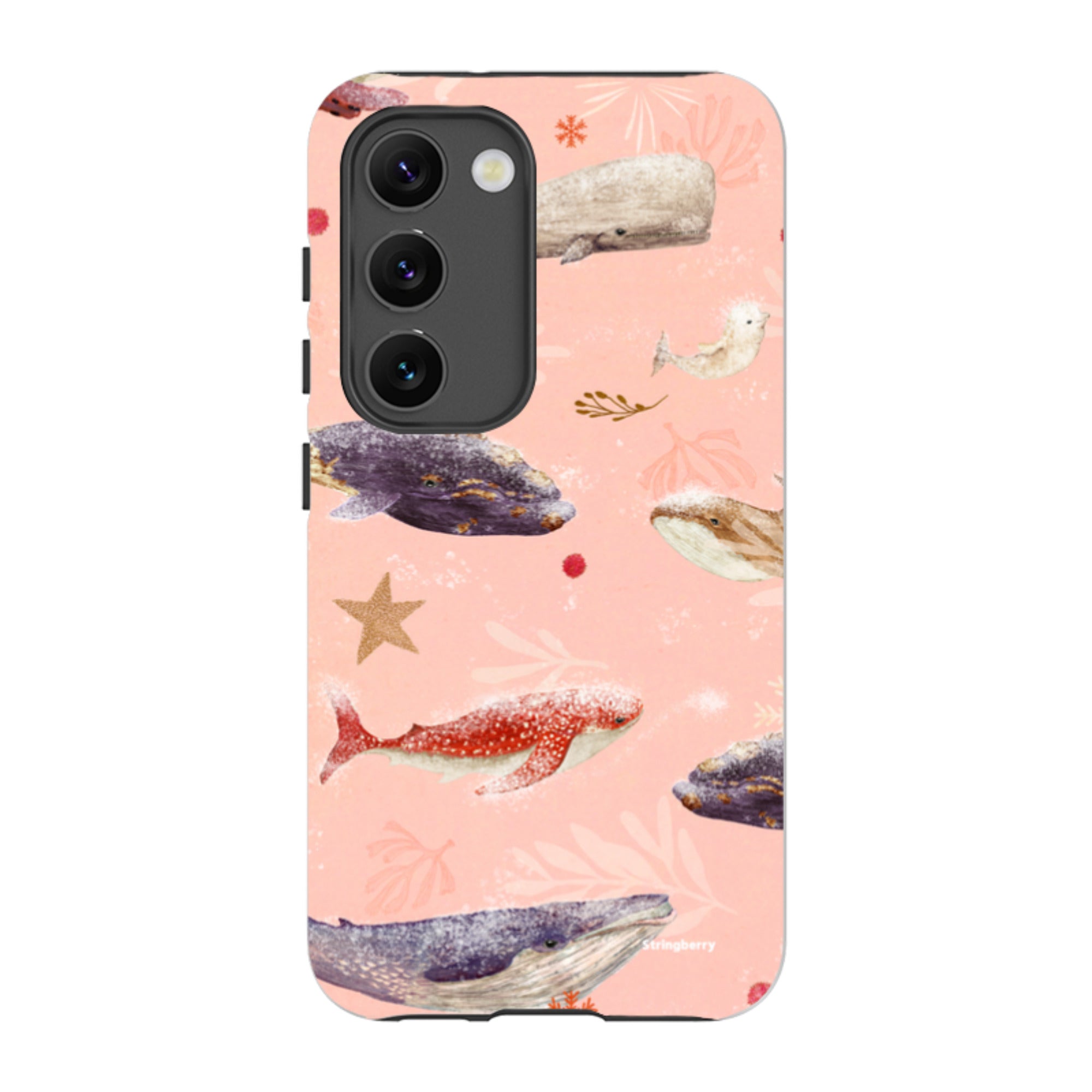 Samsung Tough Case - Sugar Plum Whales By Katherine Quinn