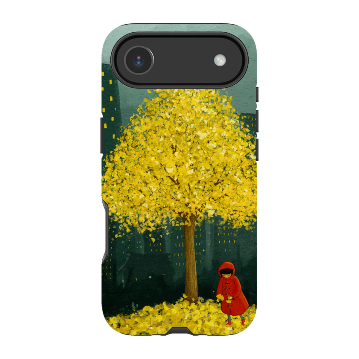 iPhone Tough Case - Gingko Tree By Maja Lindberg