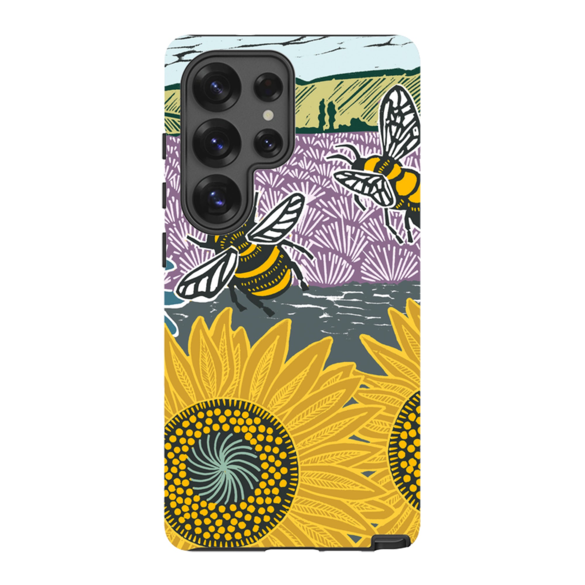 Samsung Tough Case - Bees And Sunflower By Kate Heiss