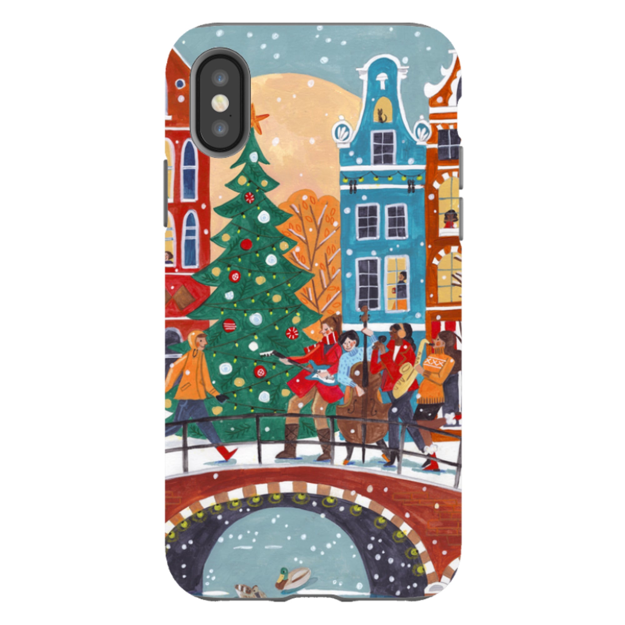 iPhone Tough Case - Christmas Music Amsterdam By Caroline Bonne Muller