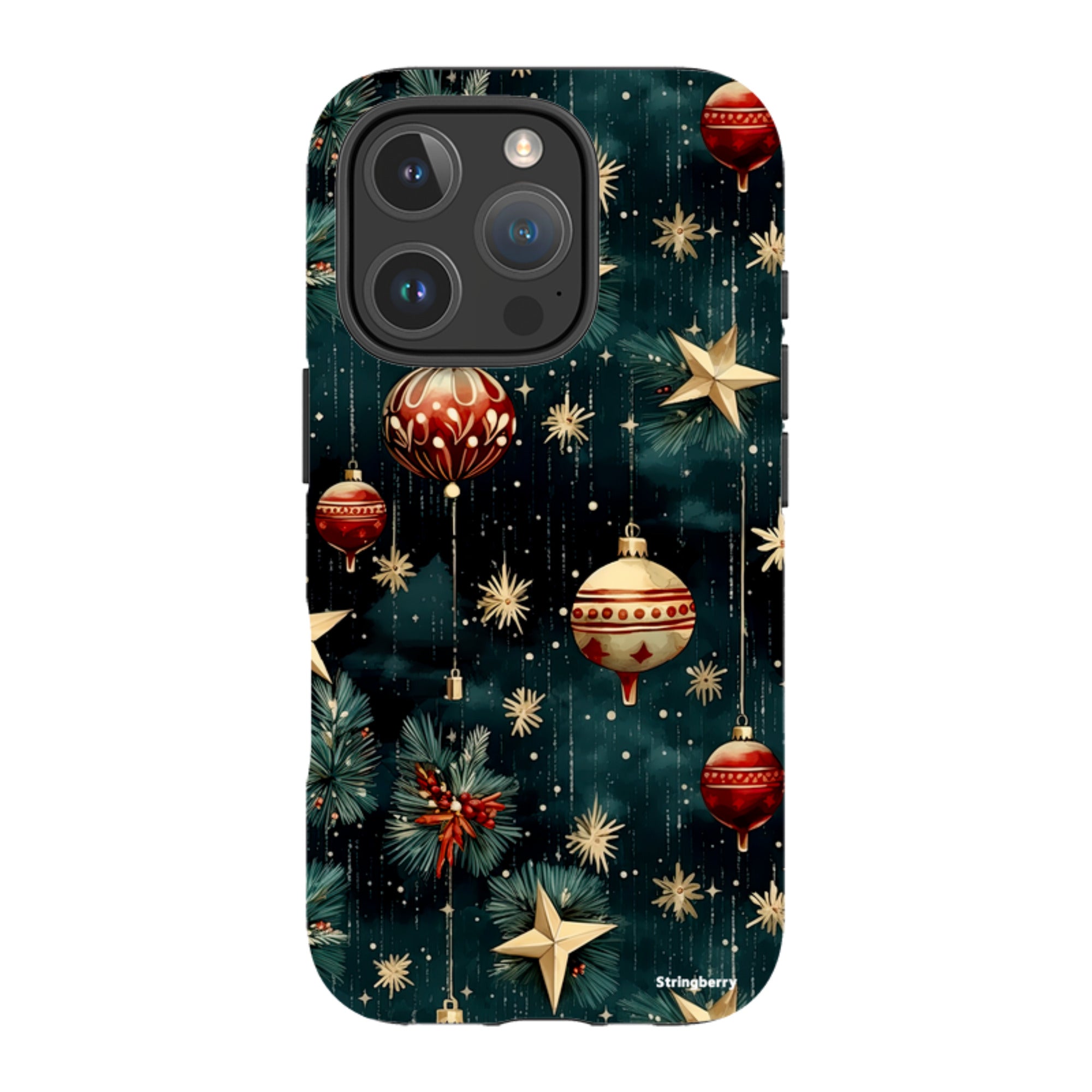 iPhone Tough Case - Christmas Baubles III