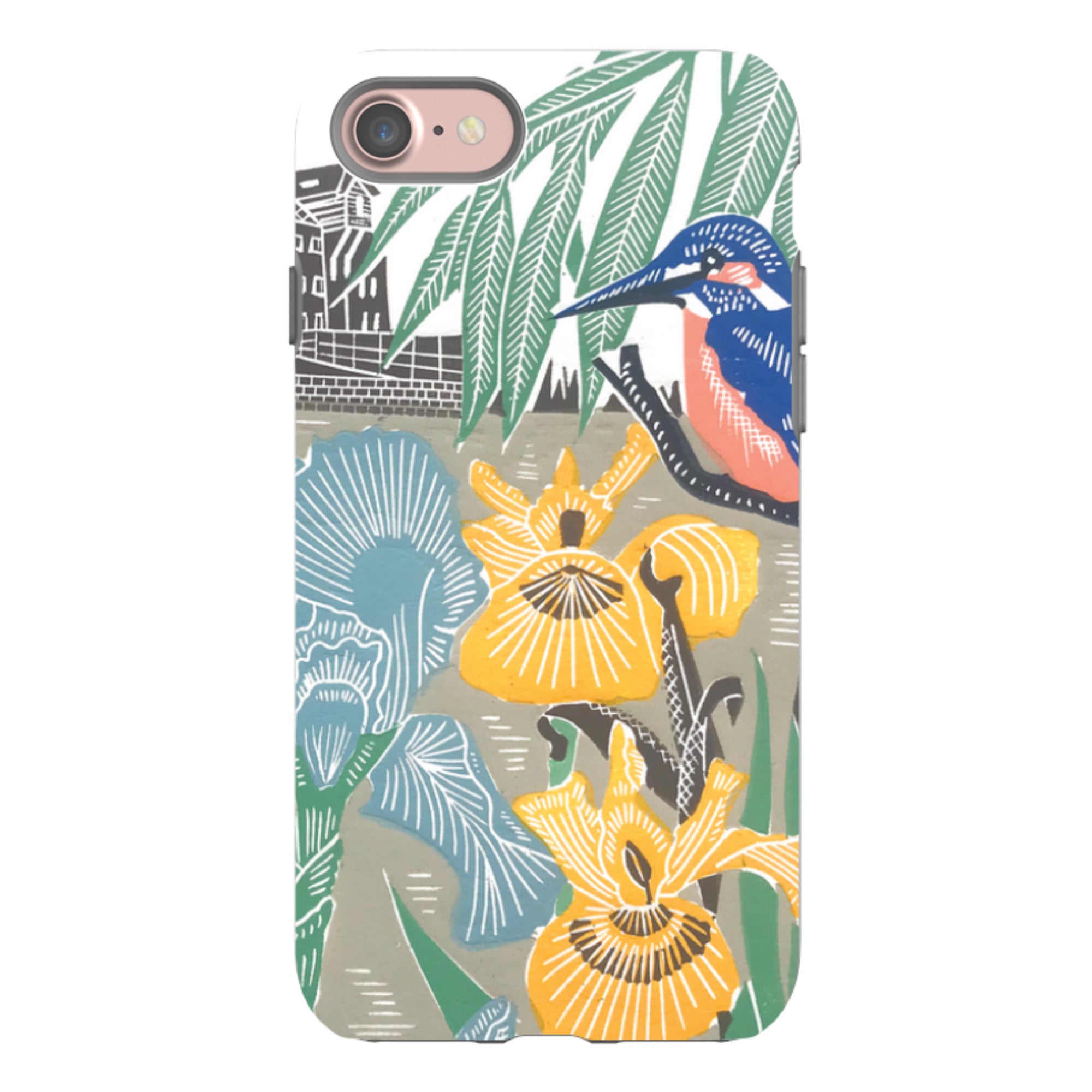 iPhone Tough Case - Kingfisher At The Mill By Kate Heiss