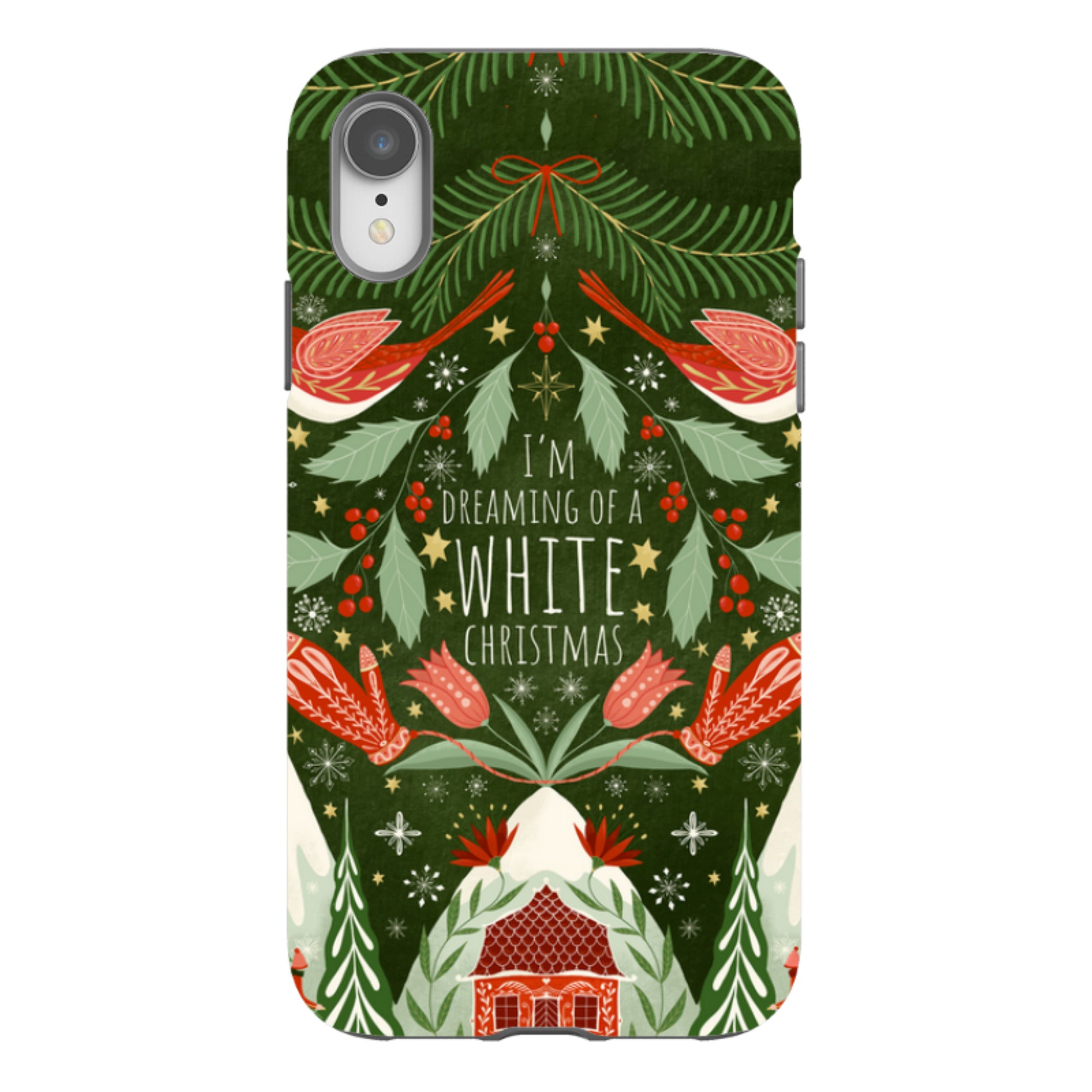 iPhone Tough Case - I'm Dreaming Of a White Christmas By Maja Lindberg