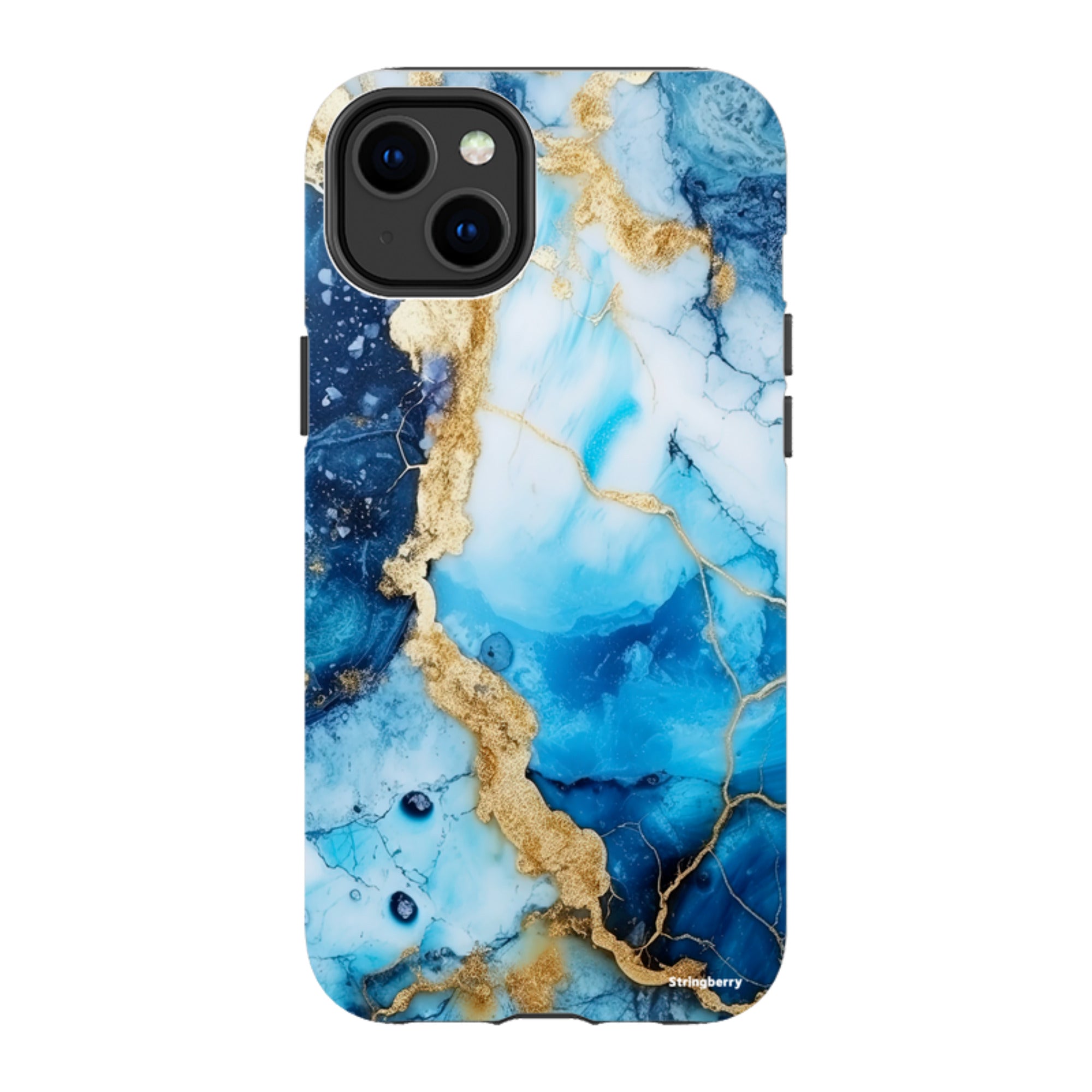 iPhone MagSafe Tough Case -  Blue Marbs