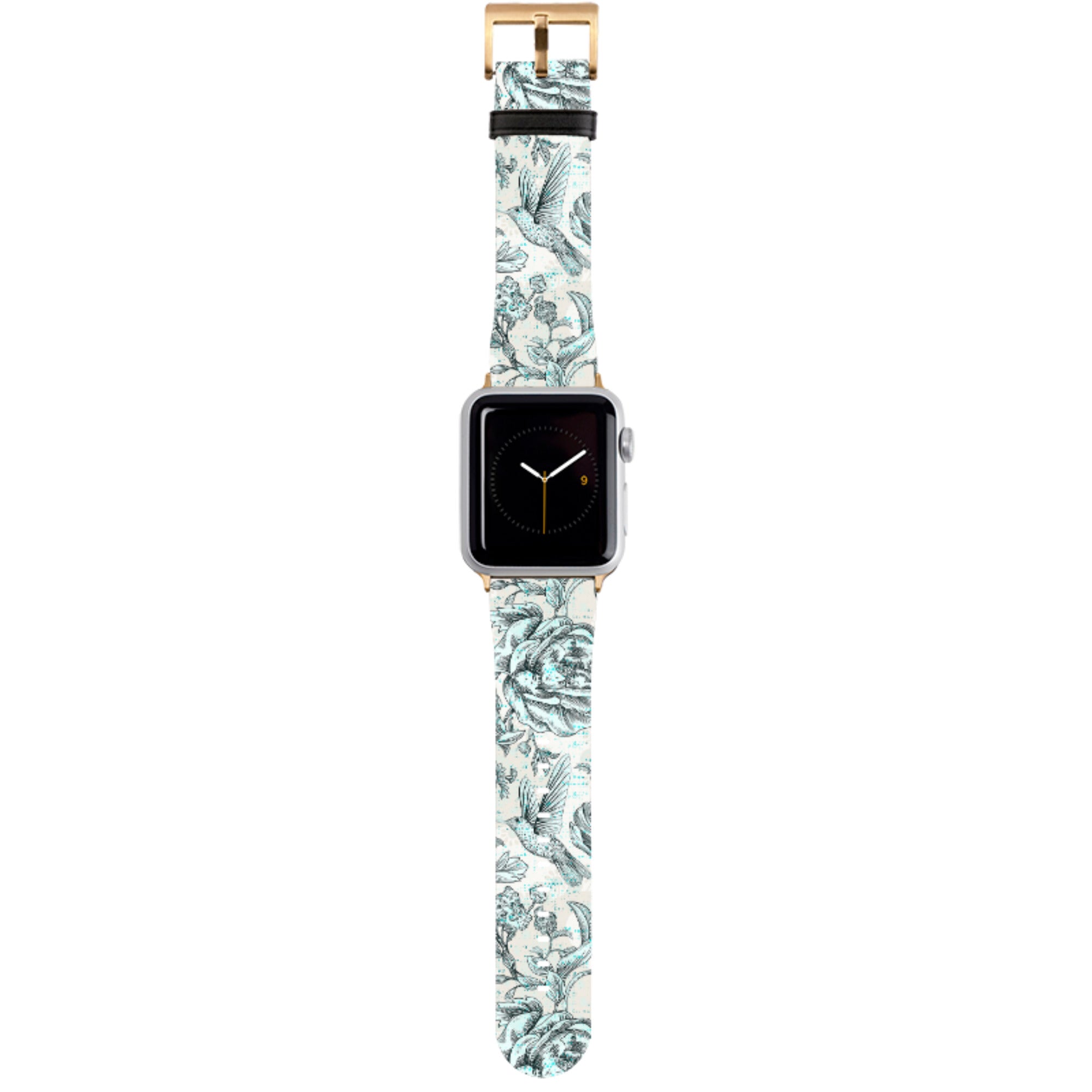 Blue peonies Apple Watch Strap