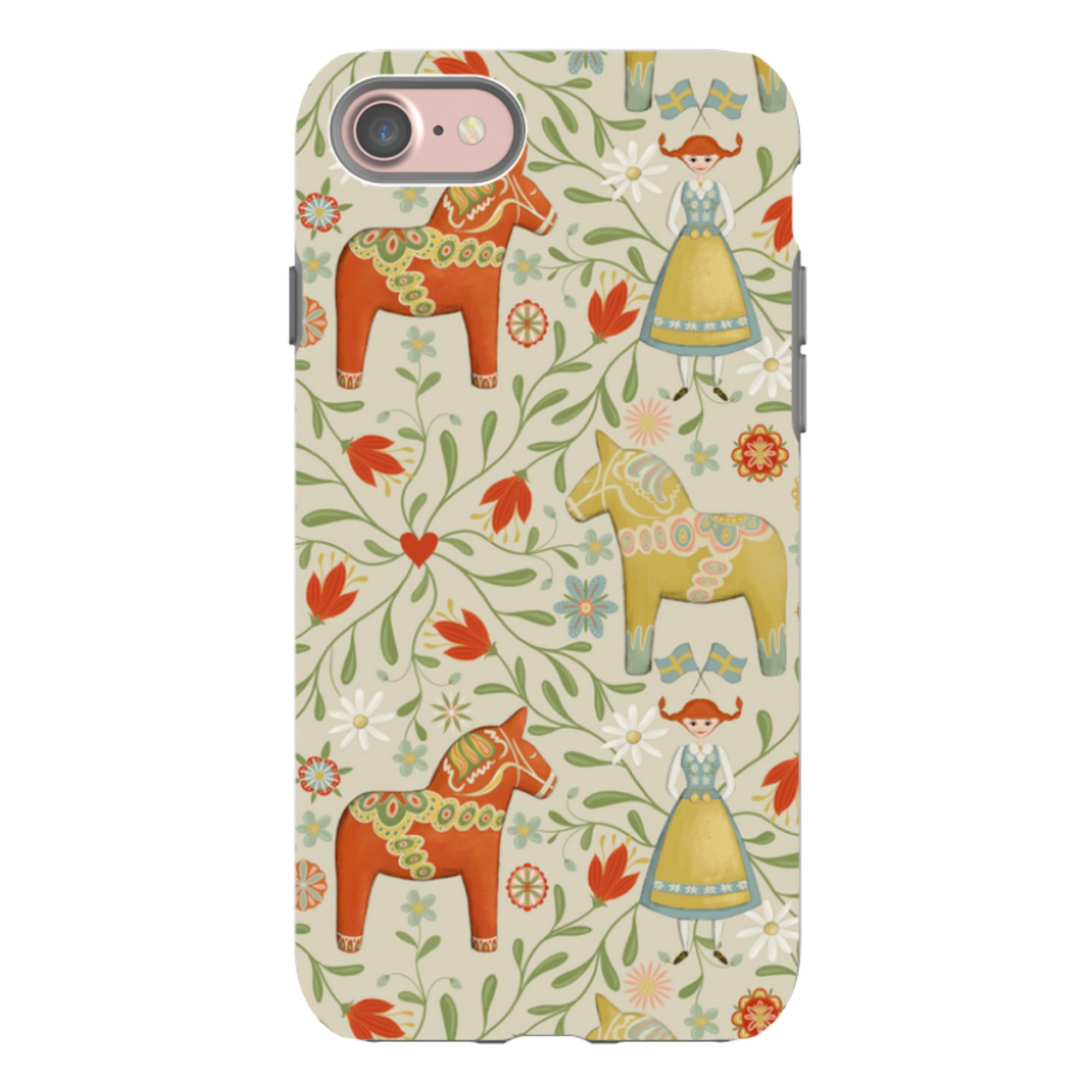 iPhone Case - Dala Horse By Maja Lindberg