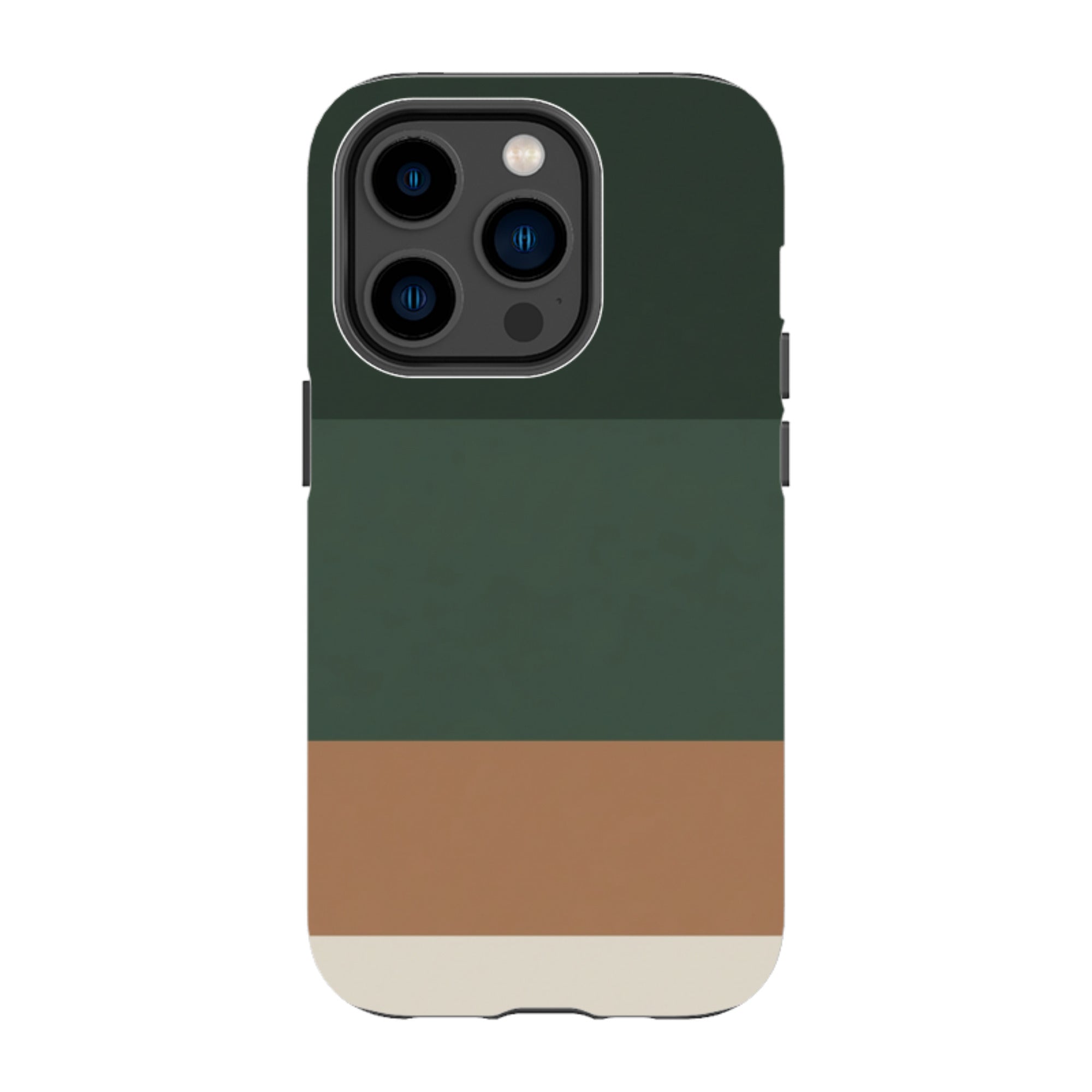 iPhone Tough Case - Terracotta and Green Gradient