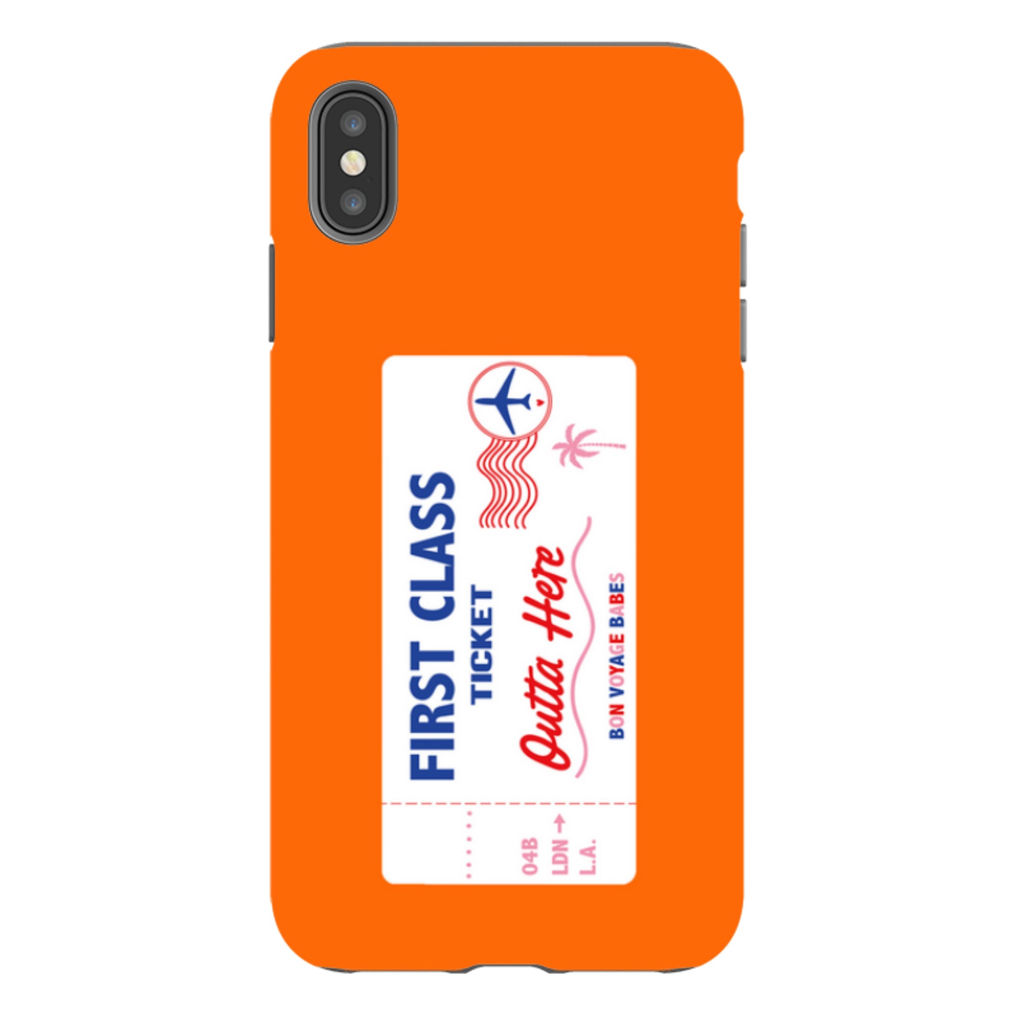 iPhone Tough Case - First Class Orange