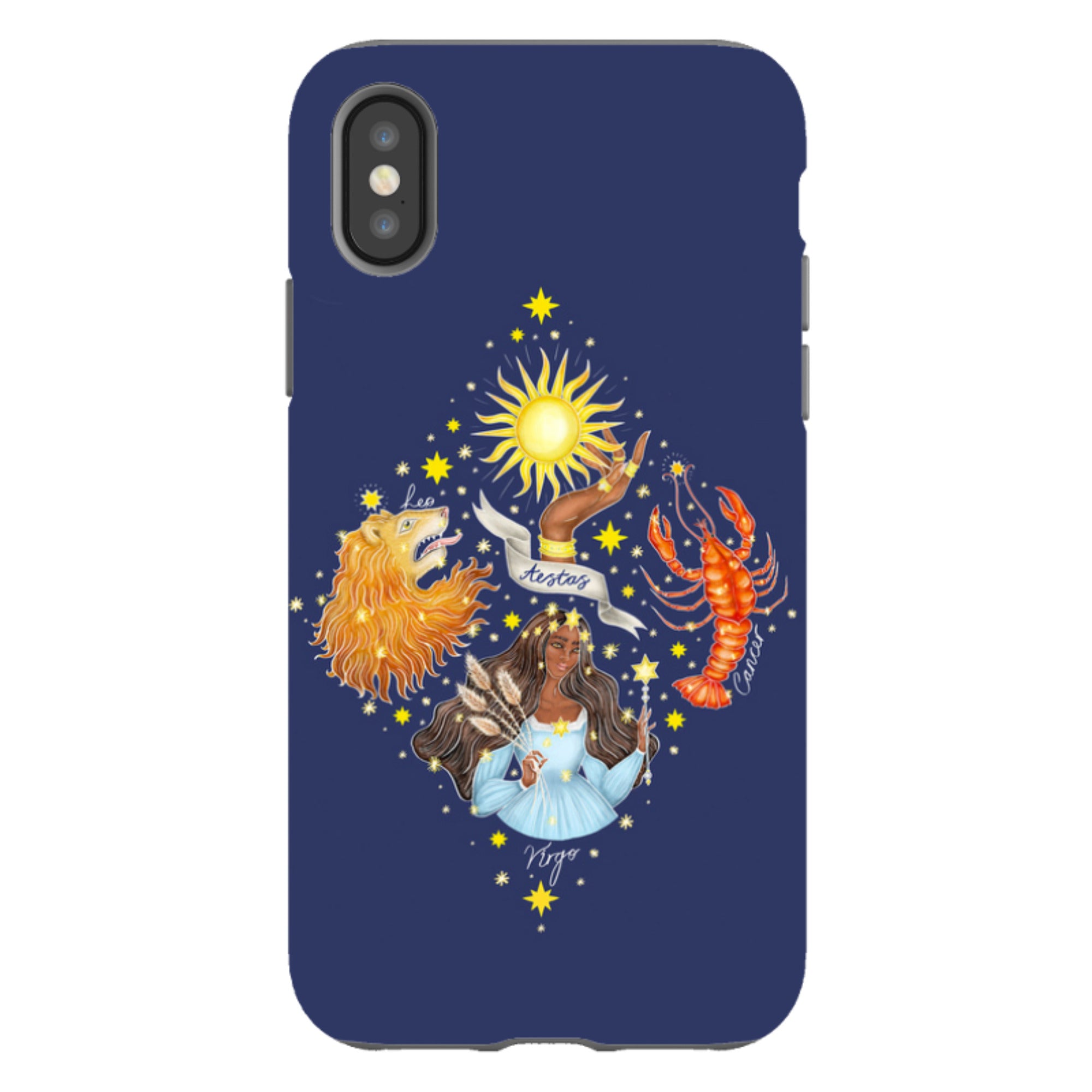 iPhone Tough Case - Summer Zodiac By Catherine Rowe