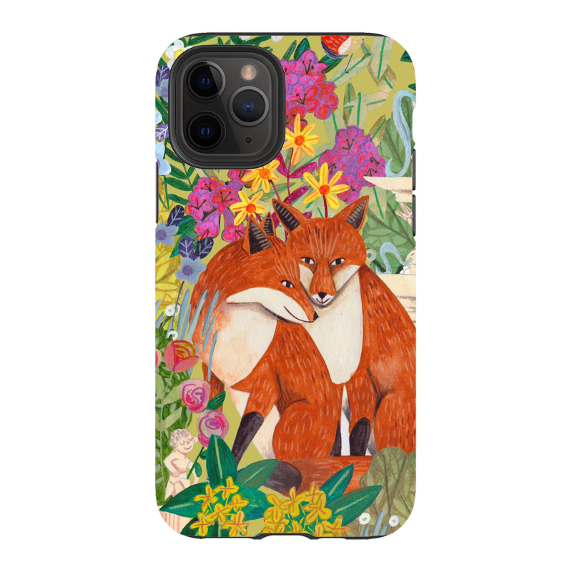 iPhone Tough Case - Foxes By Caroline Bonne Muller