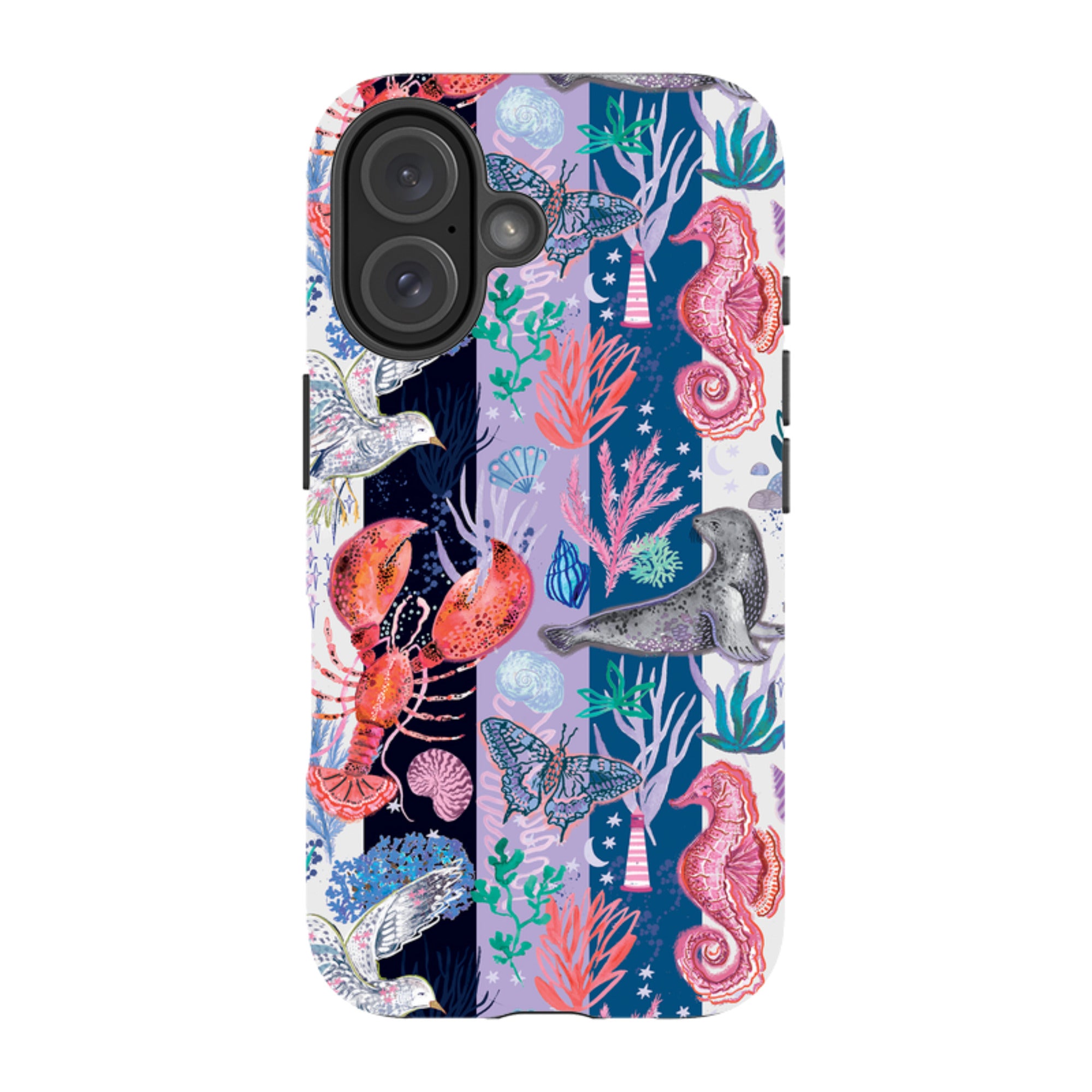 iPhone Case - Coastal Calling Stripe III By Emma Frances Grant
