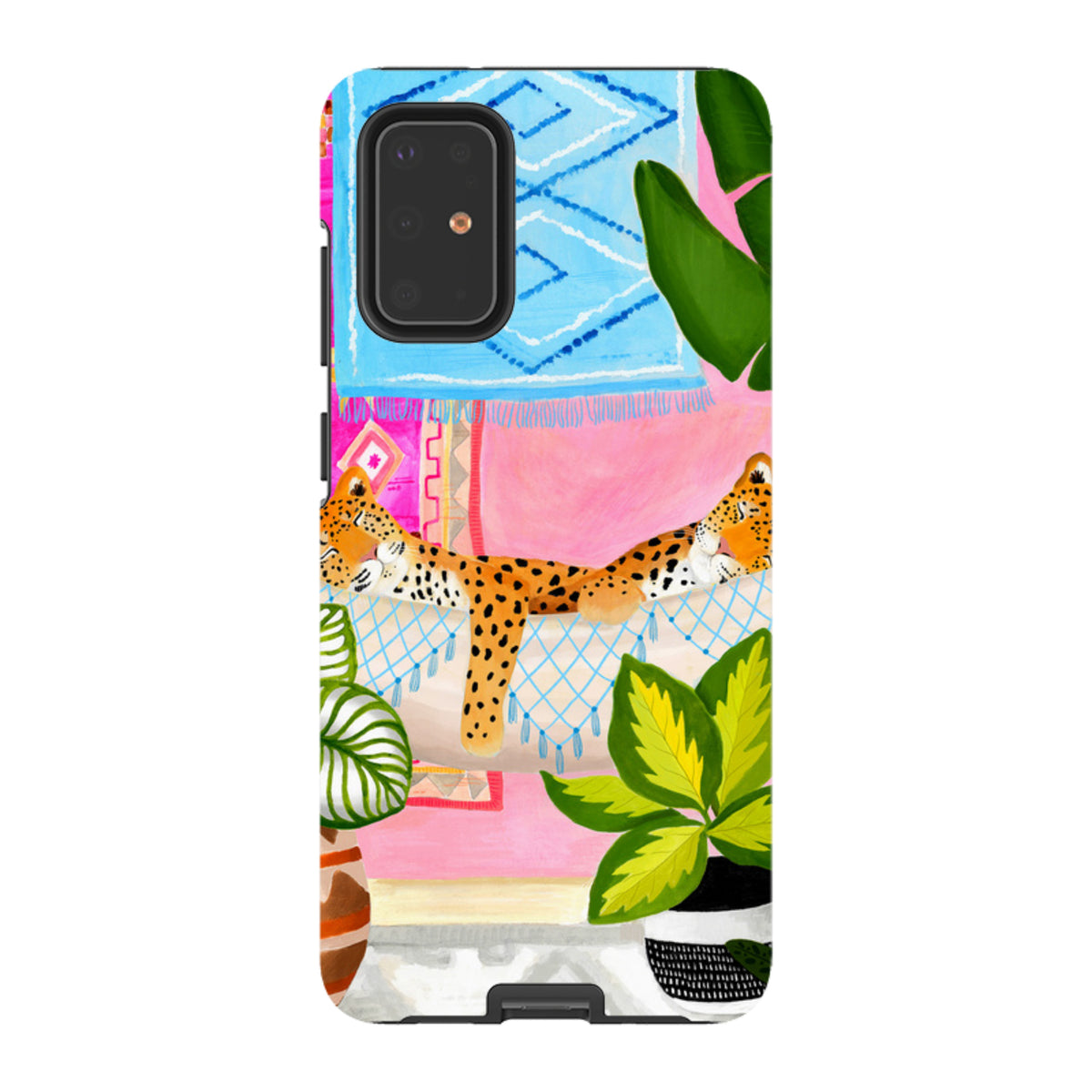 Samsung Tough Case - Leopards In Hammock By Bex Parkin