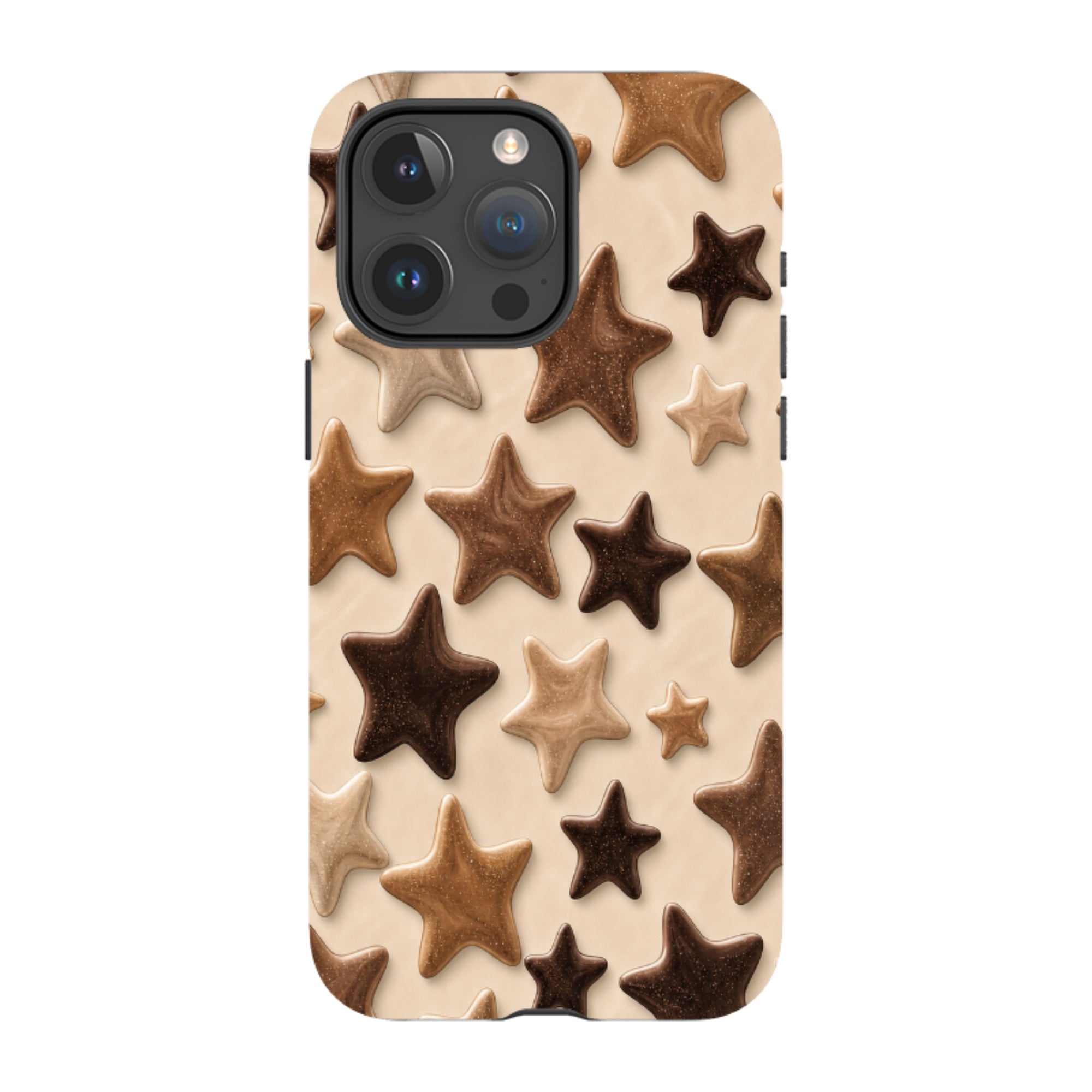 iPhone Tough Case - Brown Star