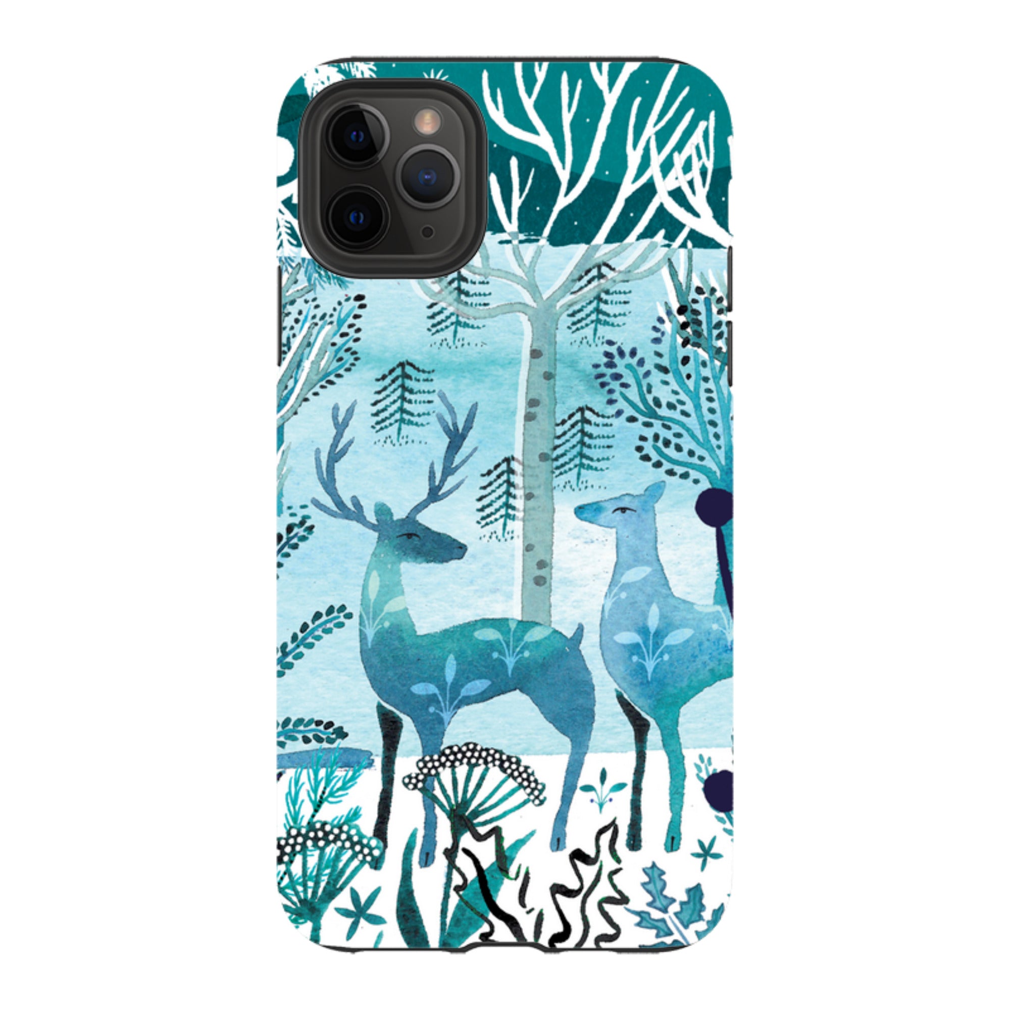 iPhone Tough Case - Frosted Branches By Emma Frances Grant