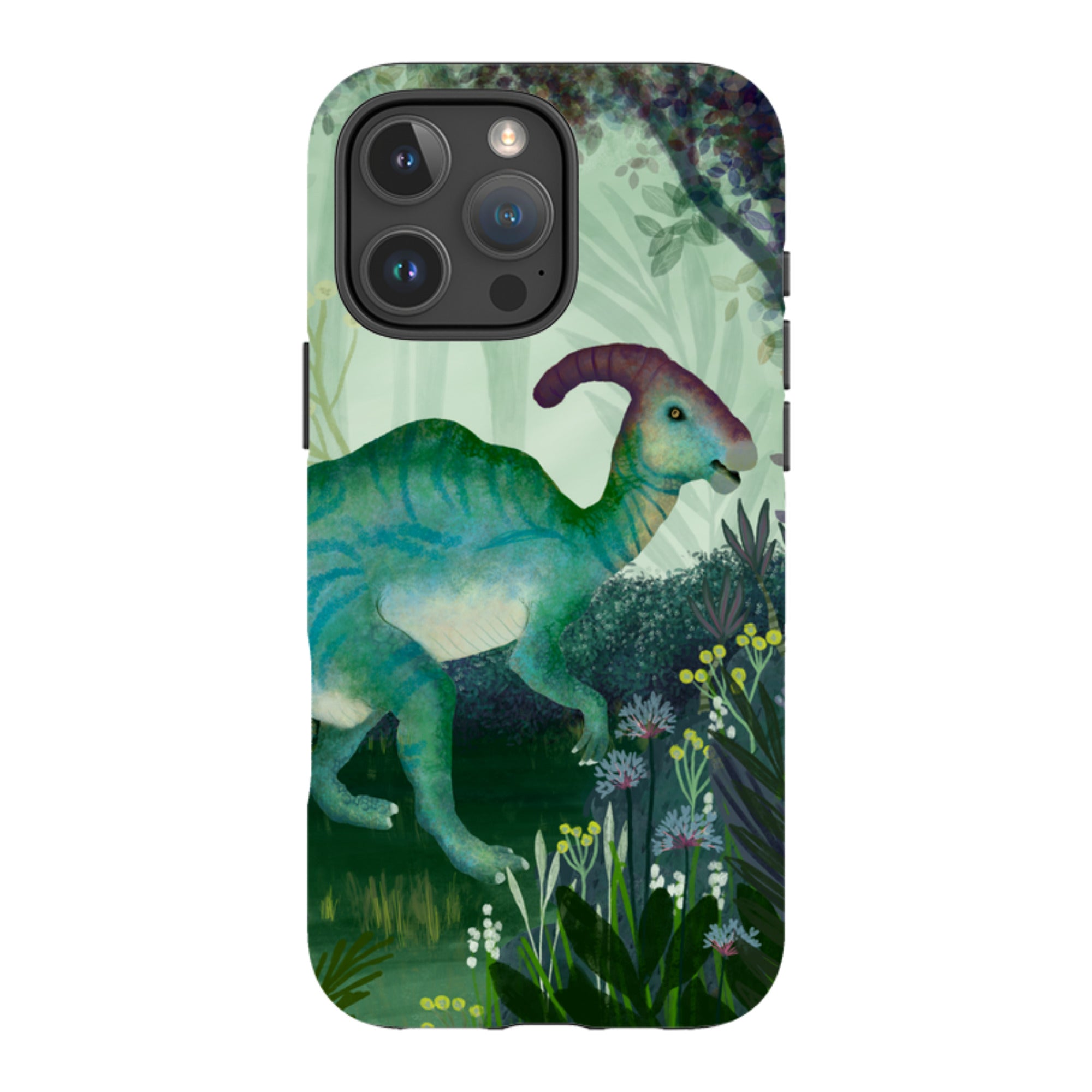 iPhone MagSafe Tough Case - Dino Park III By Katherine Quinn