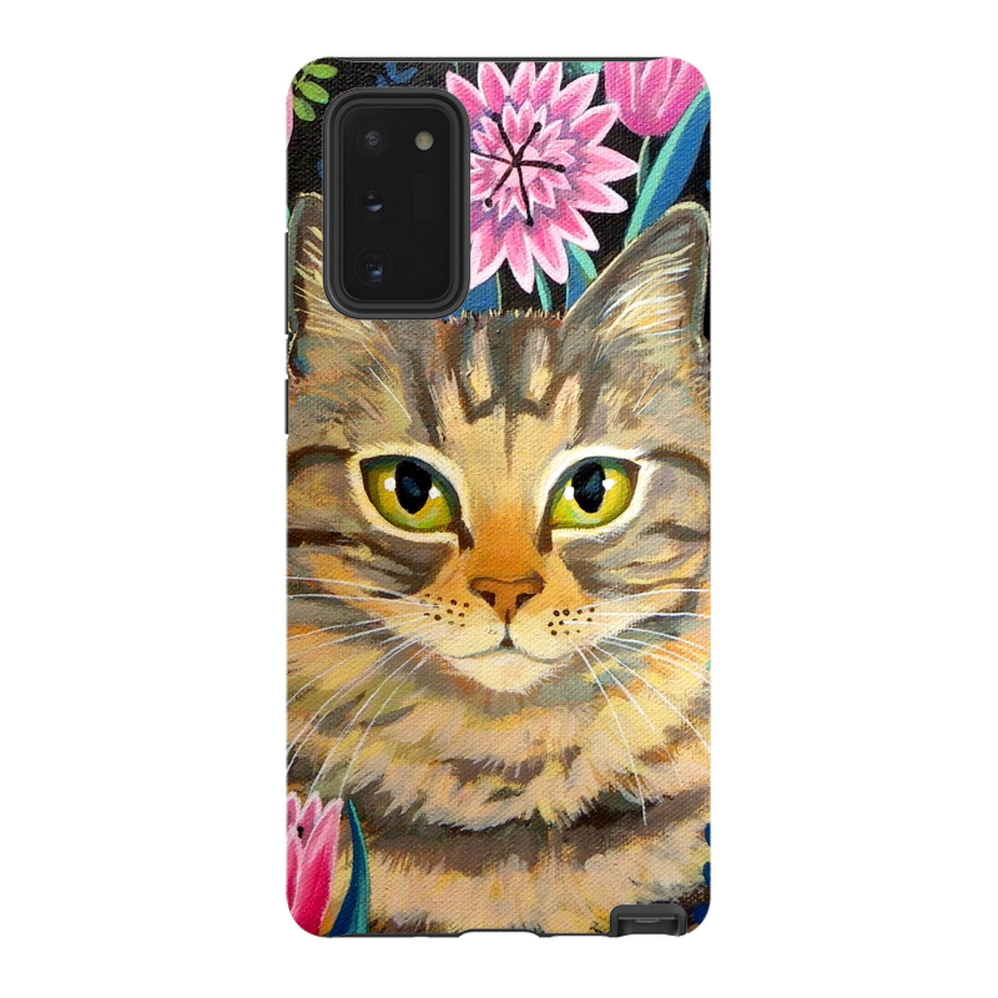 Samsung Tough Case - Tabby Cat By Mary Stubberfield