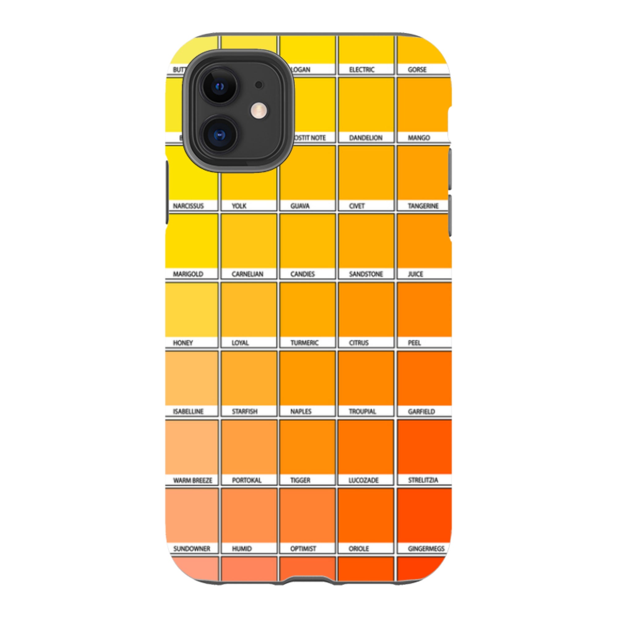 iPhone Tough Case - Yellow Chromology By Kitty Joseph