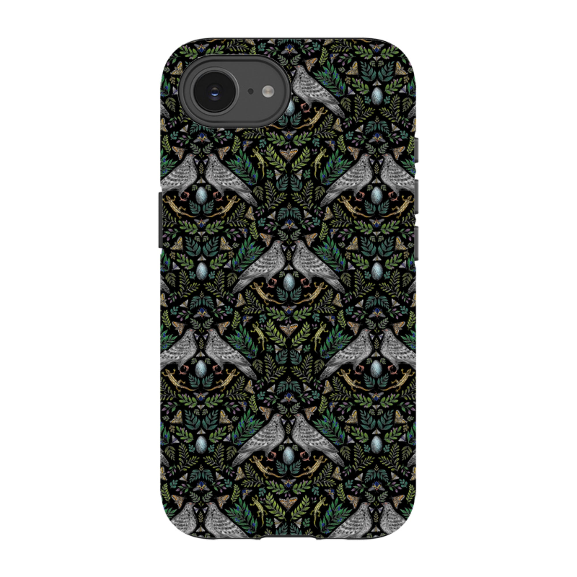 iPhone Tough Case - Dove Pattern By Catherine Rowe
