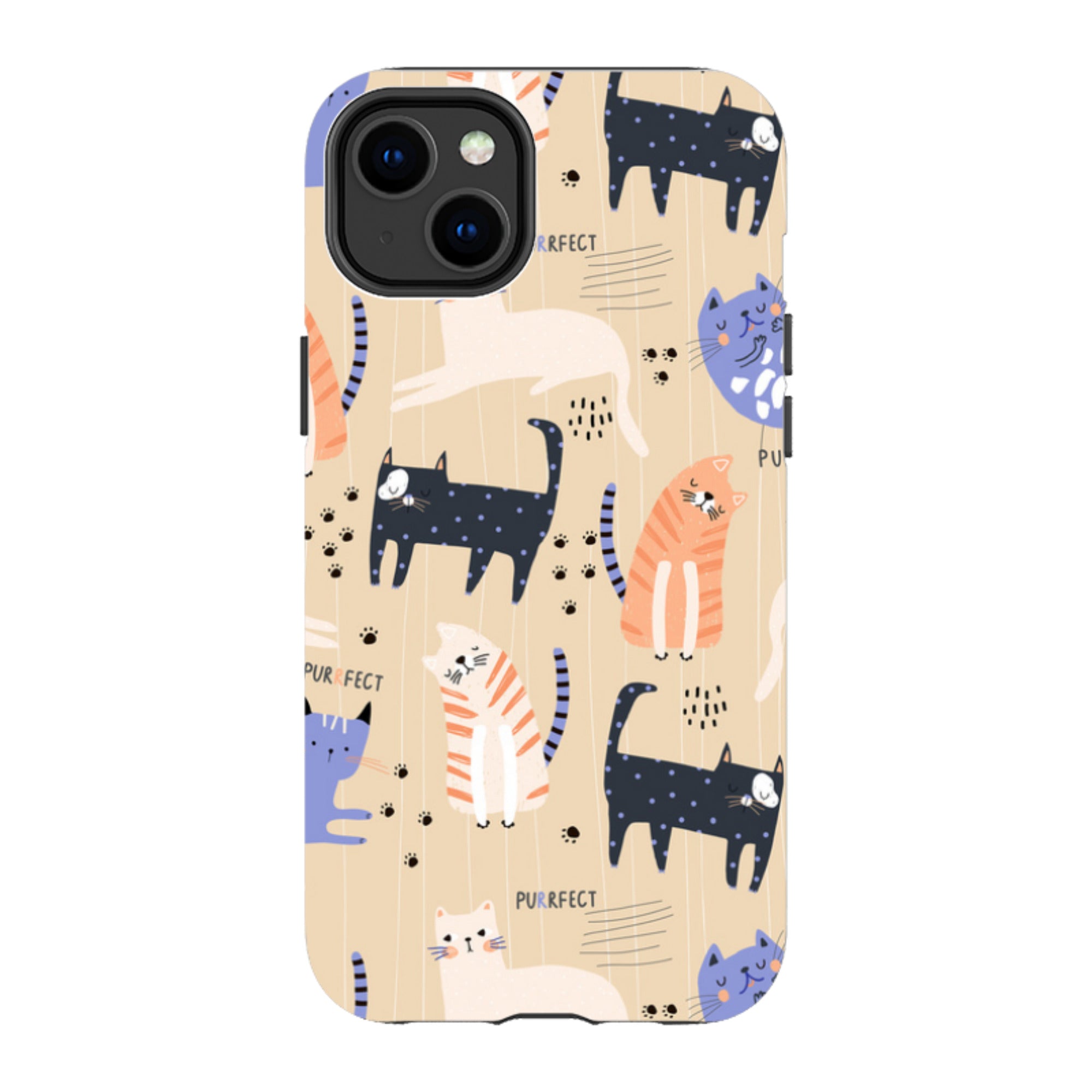 iPhone Tough Case - Purrfect