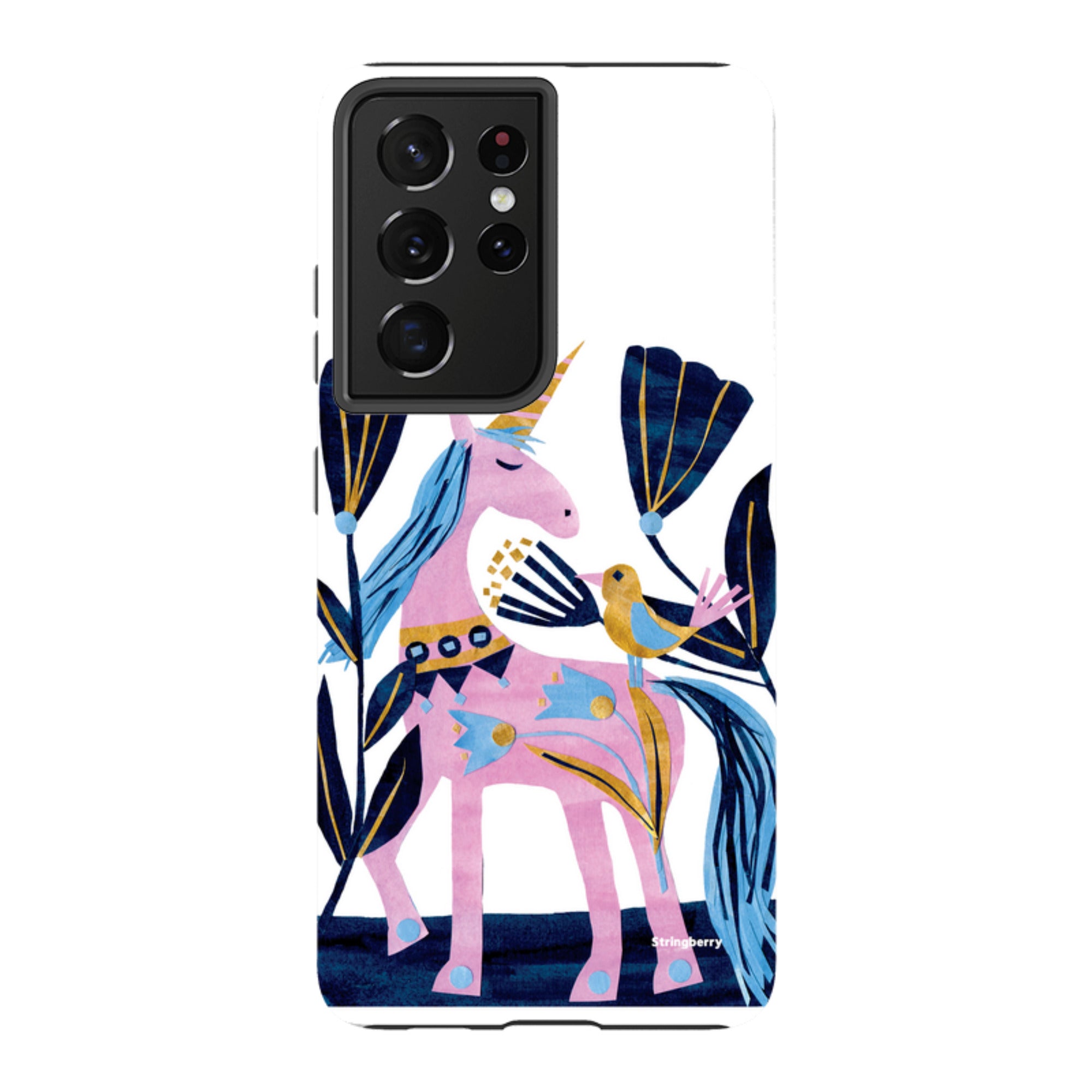 Samsung Tough Case - Lilac Unicorn By Tracey English