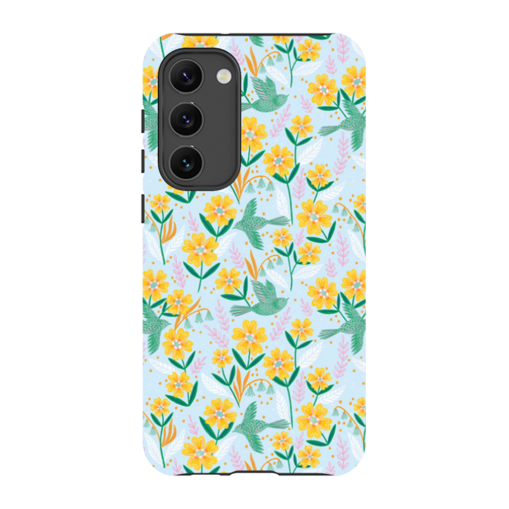 Samsung Tough Case - Sweet Birds Blue By Lee Foster Wilson