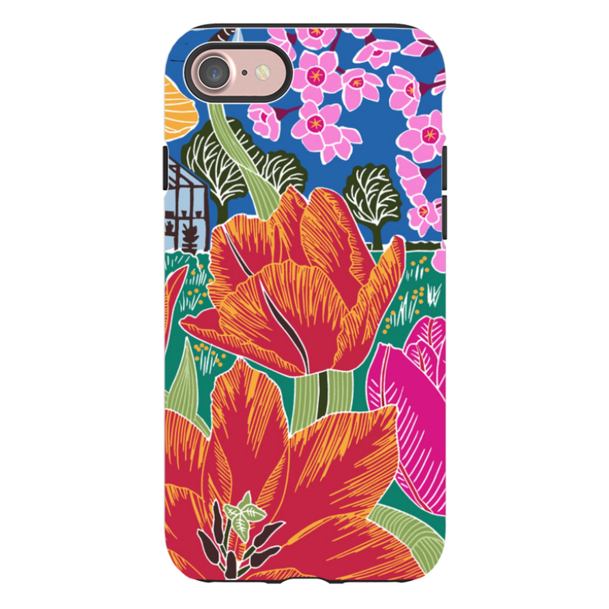 iPhone Tough Case - Tulip By Kate Heiss