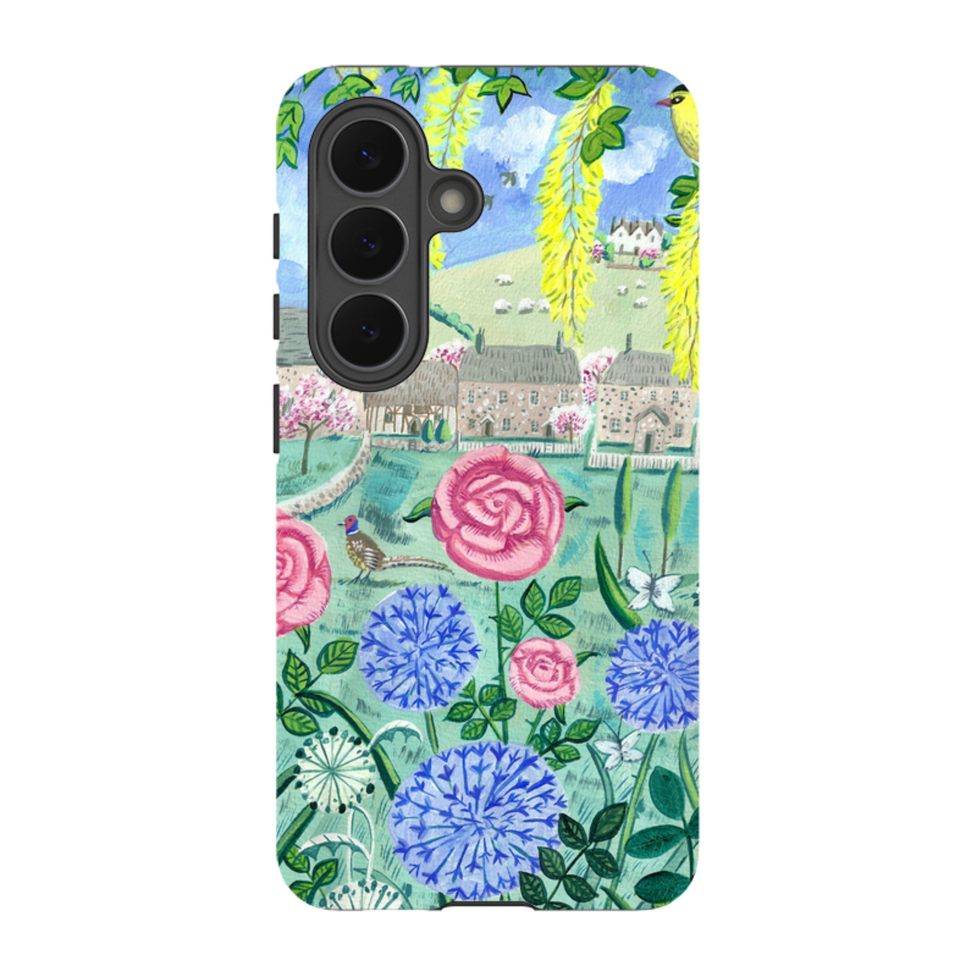 Samsung Tough Case - Village Floral By Mary Stubberfield