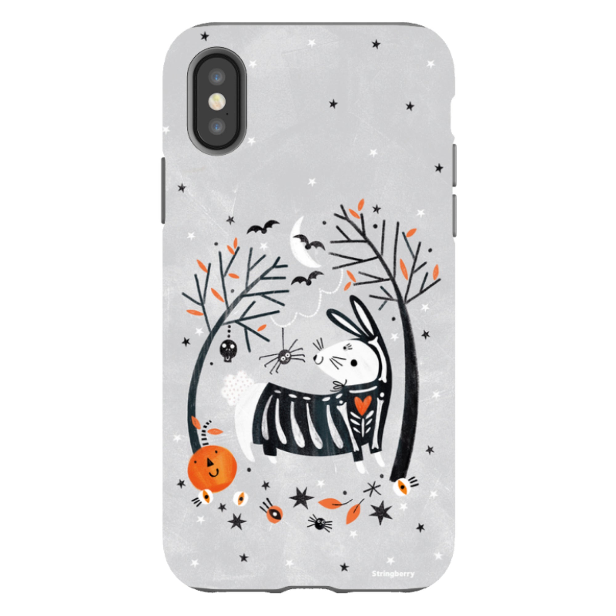 iPhone Tough Case - Spooky Rabbit By Ali Brookes