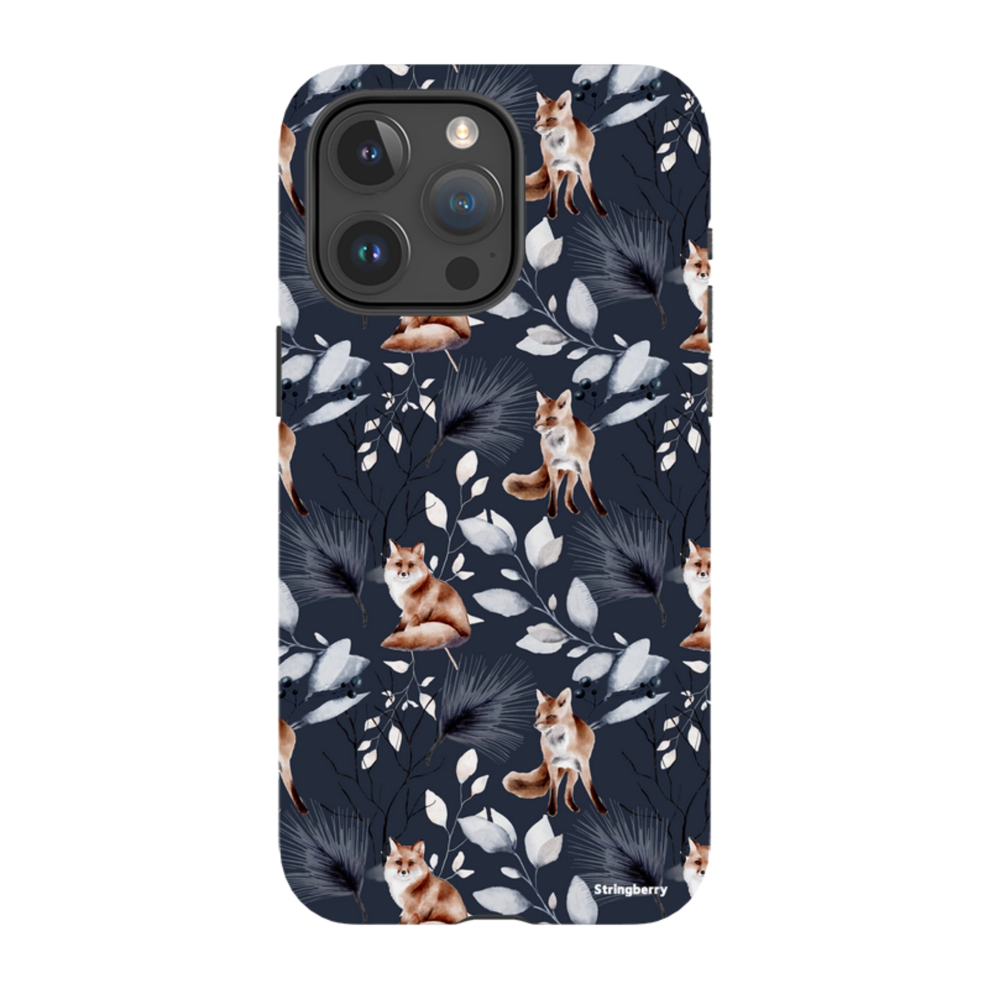 iPhone Tough Case - Foxy Xmas