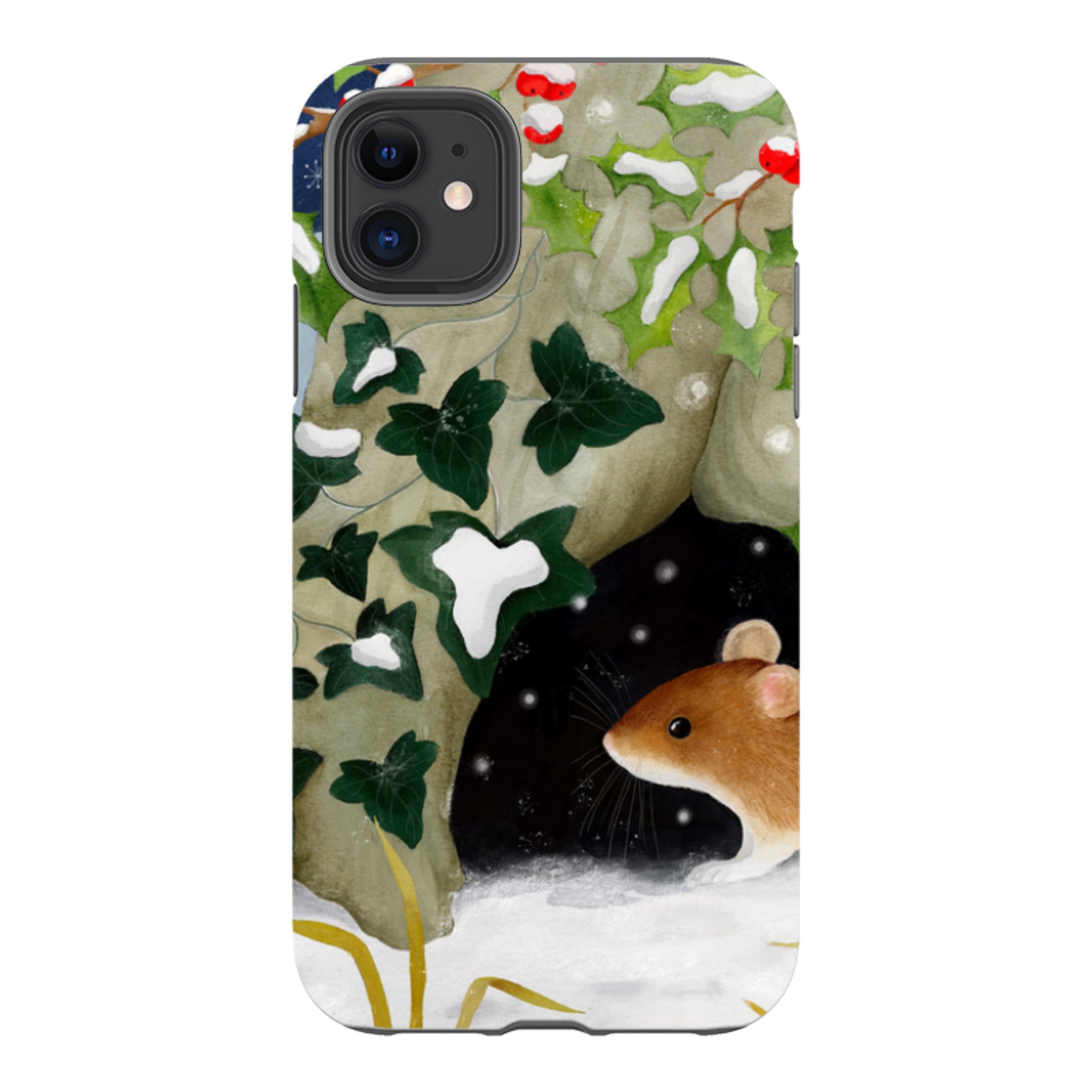 iPhone Tough Case - Winter Mouse By Bex Parkin
