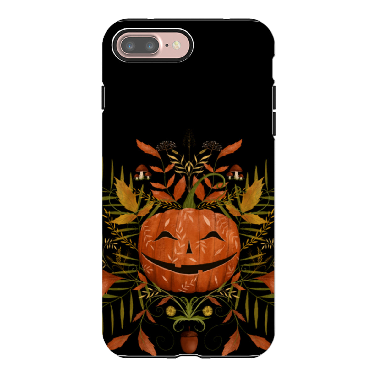 iPhone Tough Case - Happy Pumpkin By Maja Lindberg