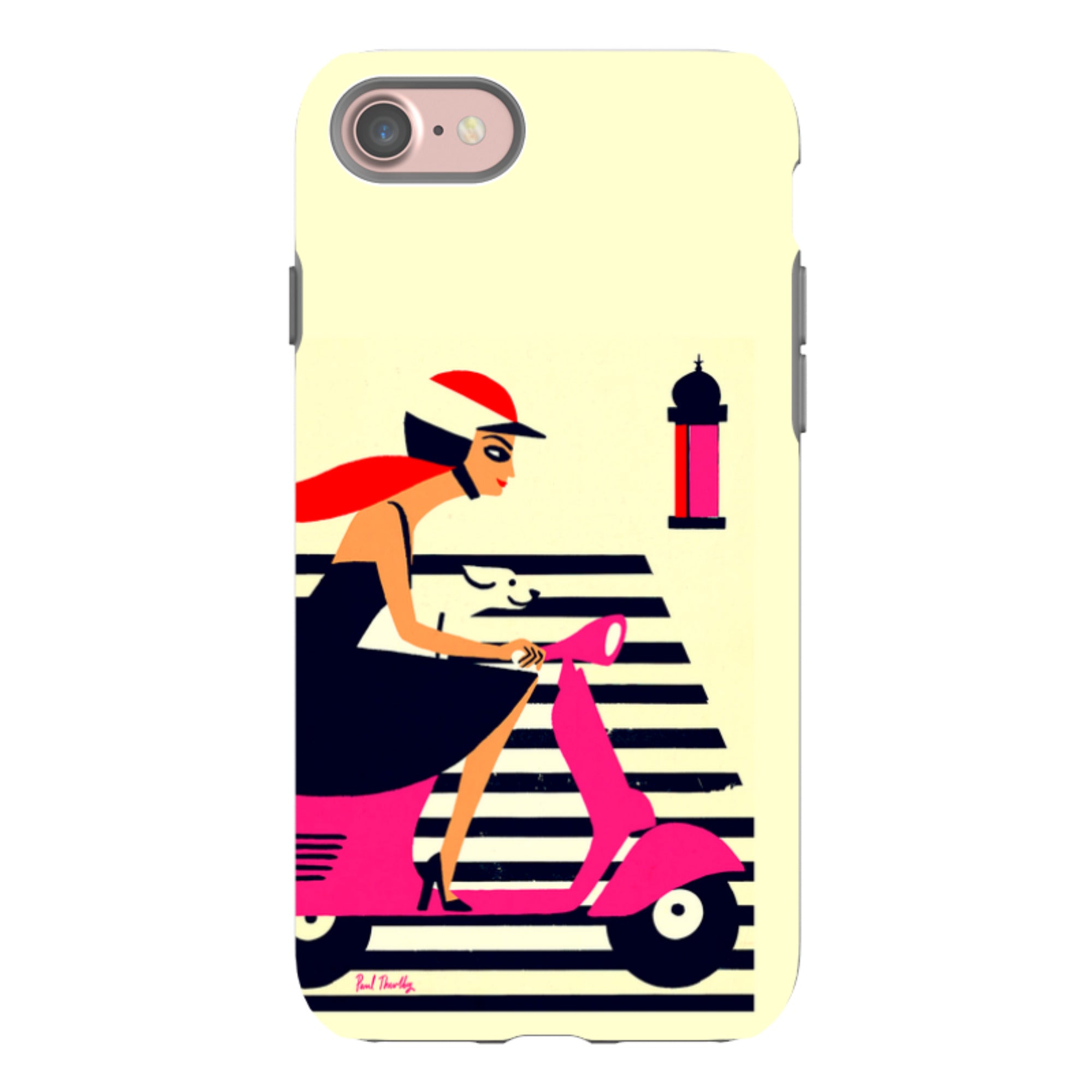 iPhone Tough Case - Vespa By Paul Thurlby