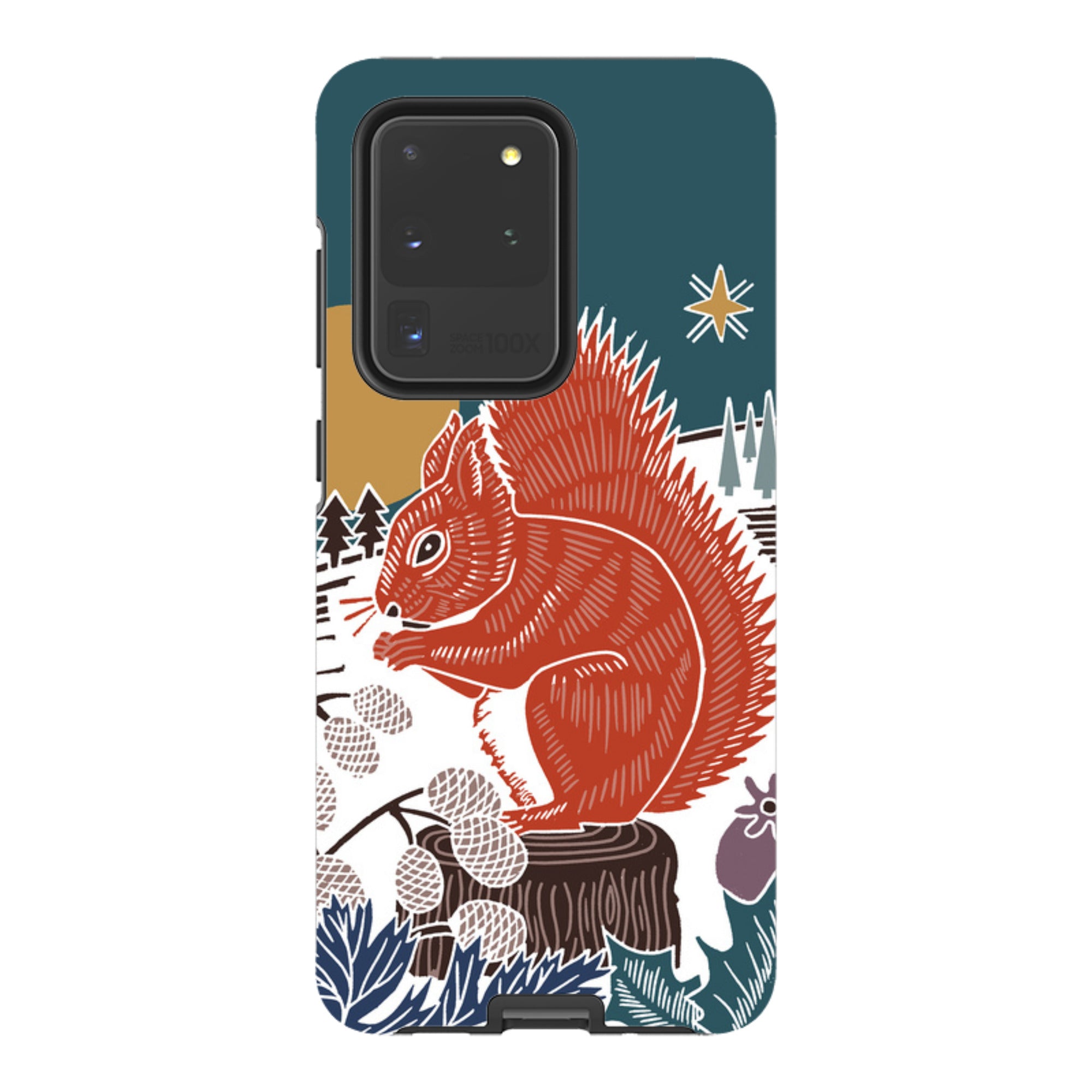 Samsung Tough Case - Winter Squirrel By Kate Heiss