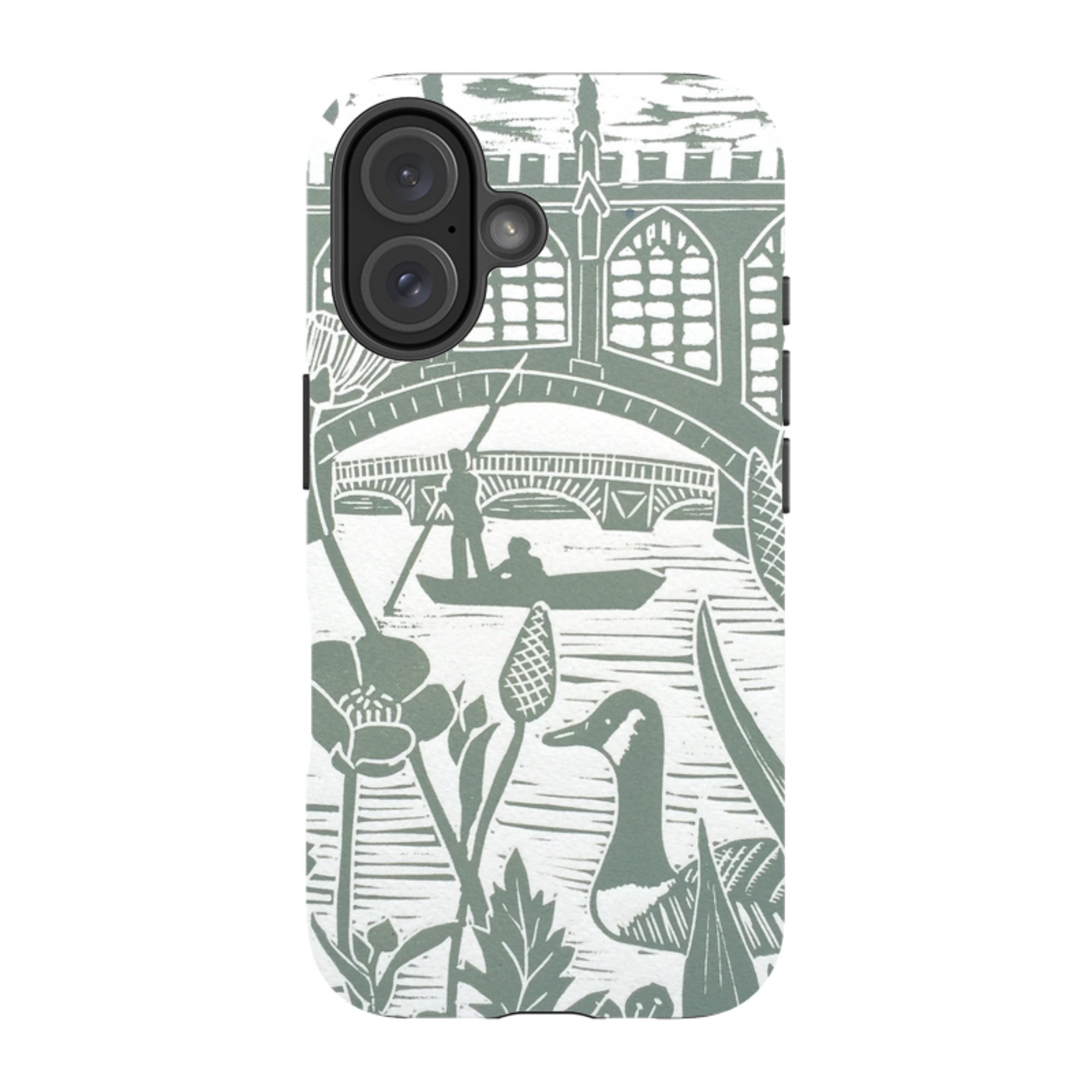 iPhone Tough Case - Punting At Cambridge By Kate Heiss