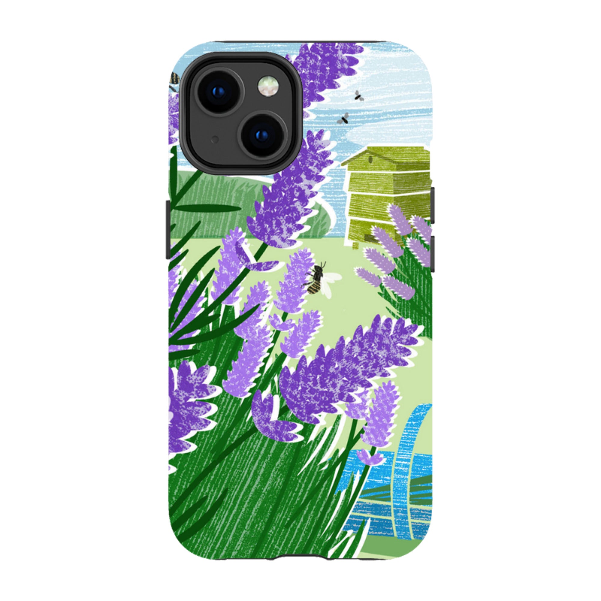 iPhone Tough Case - Lavender Garden By Liane Payne