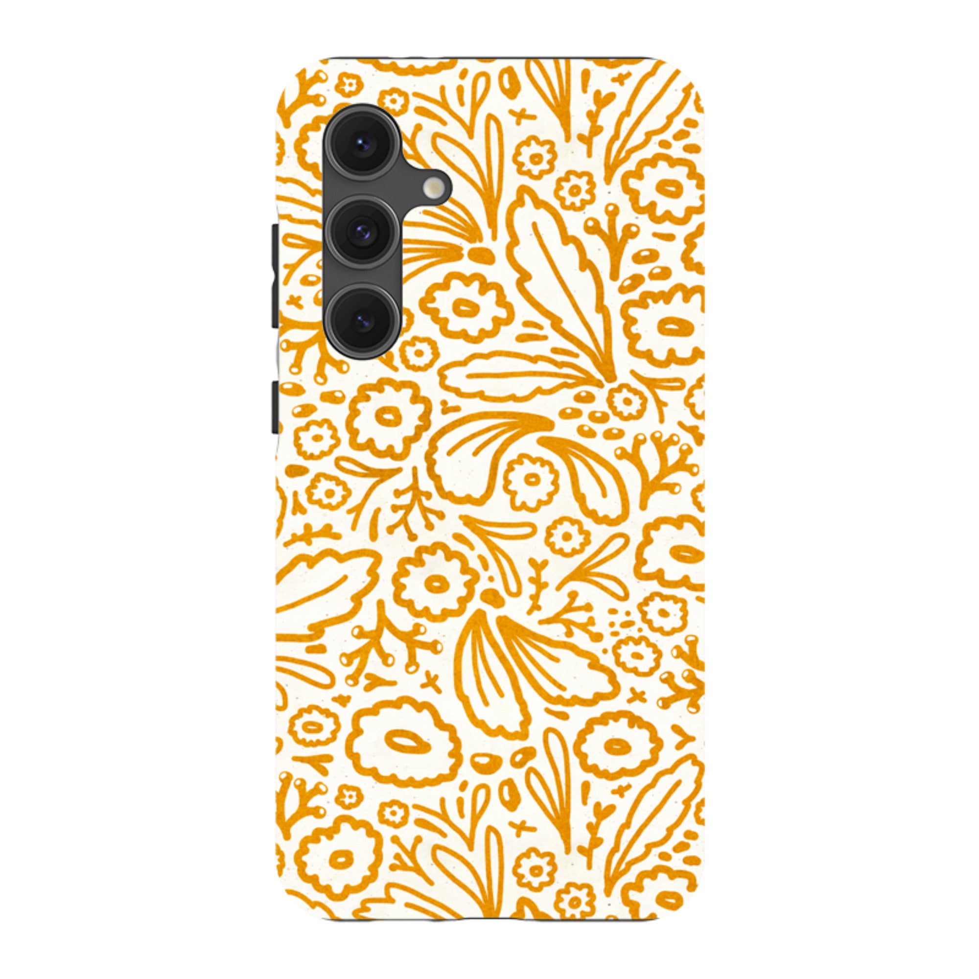 Samsung Tough Case - Wind Fall Mustard By Katherine Quinn