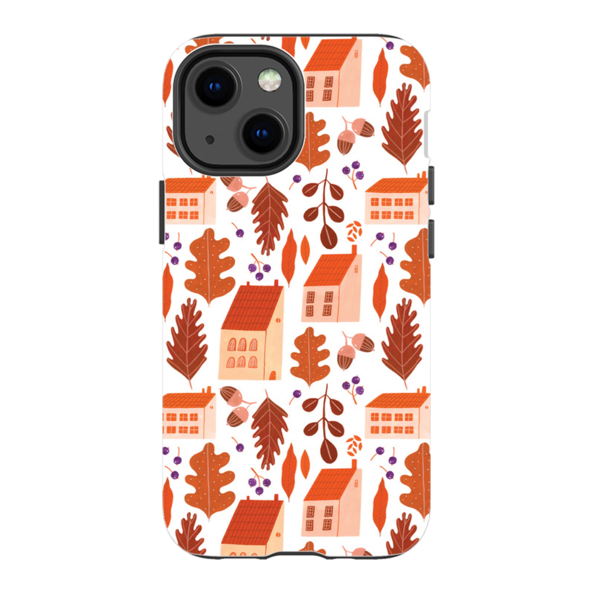 iPhone Tough Case - Autumn Pattern By Madalina Andronic