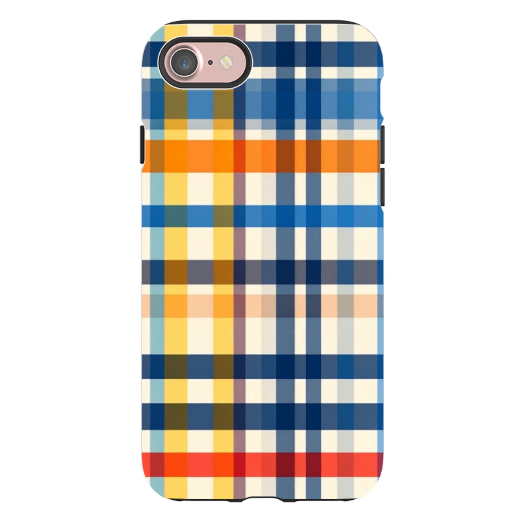iPhone Tough Case - Barcelona Gingham