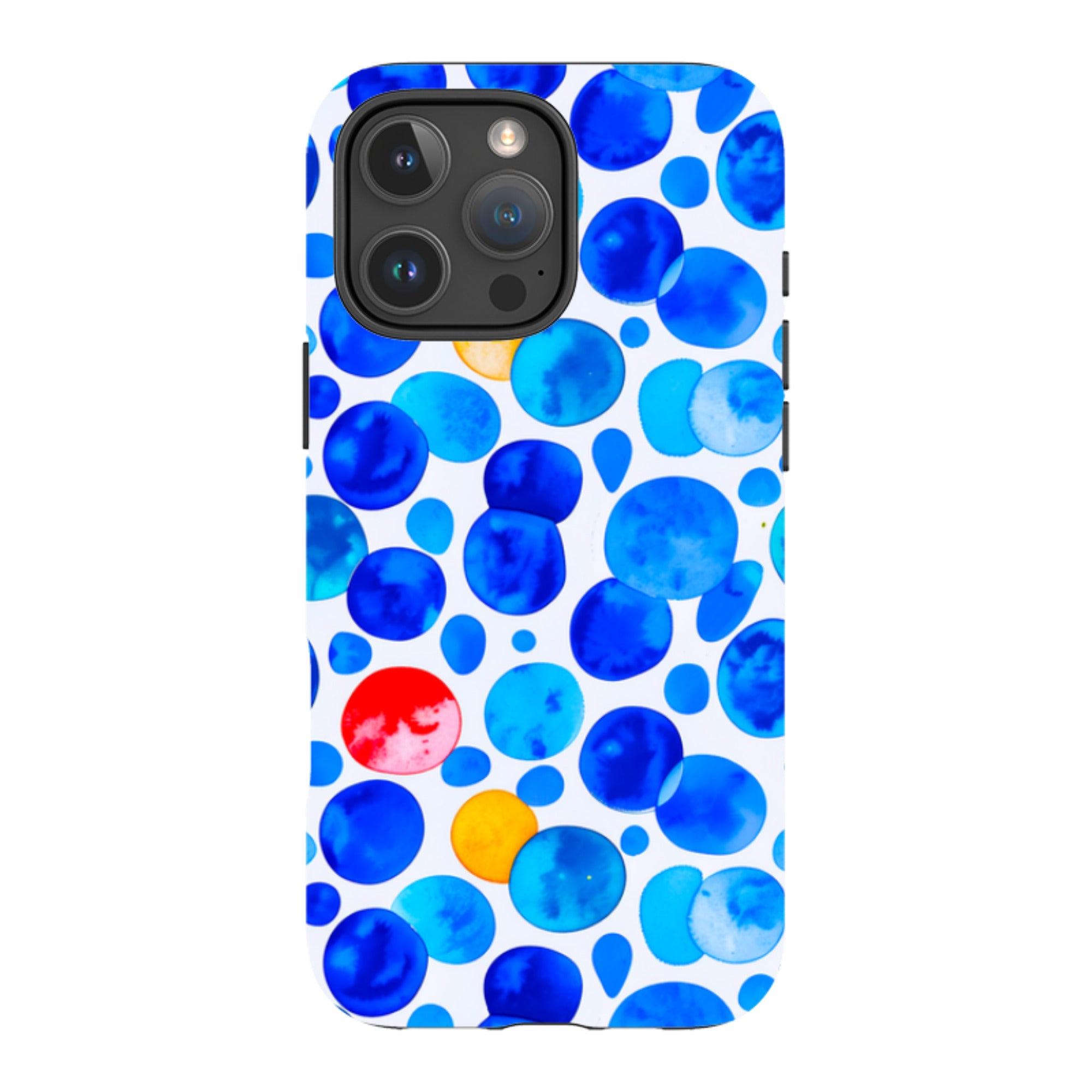 iPhone MagSafe Tough Case - Blue Moon Polka