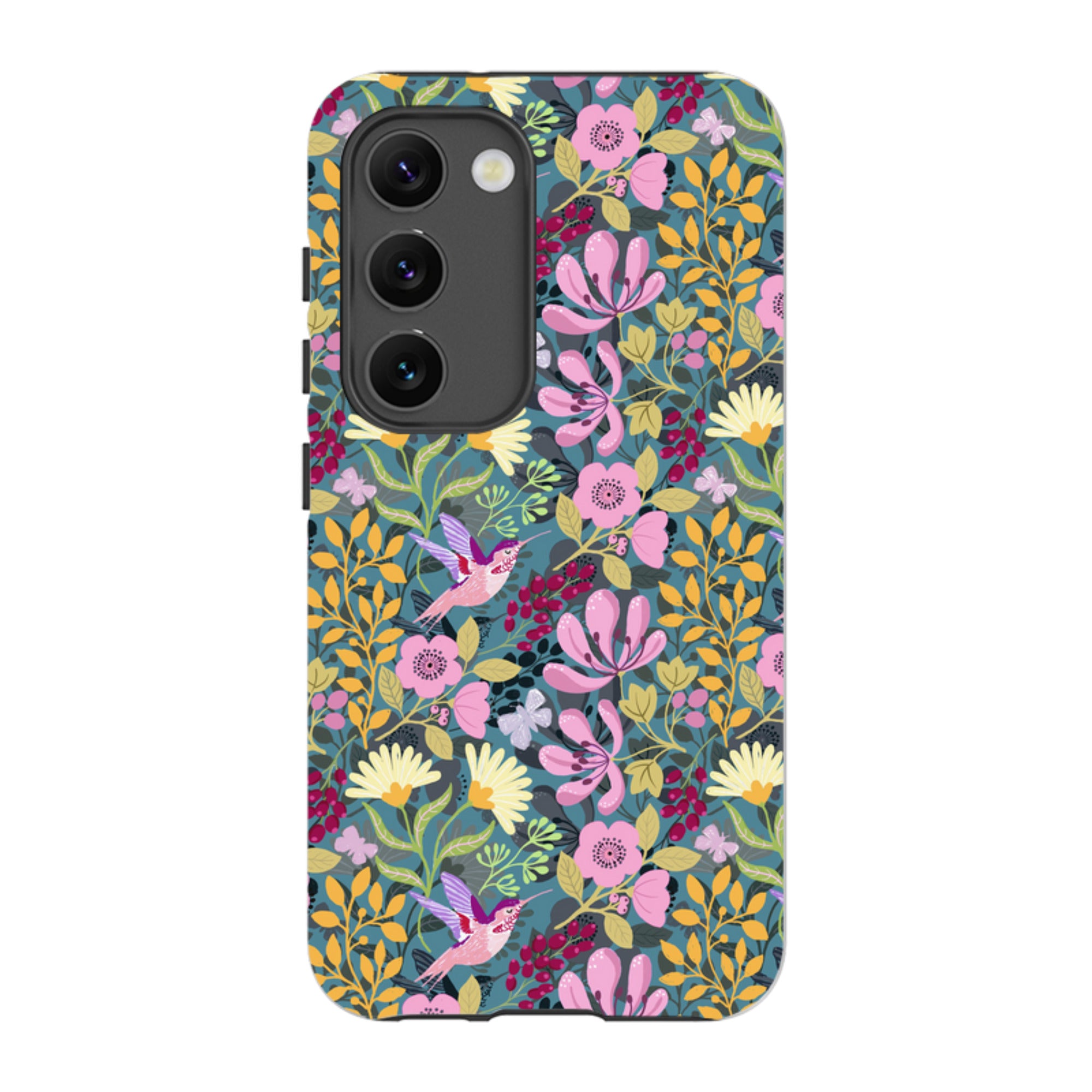 Samsung Tough Case - Hummingbird Pattern By Bex Parkin