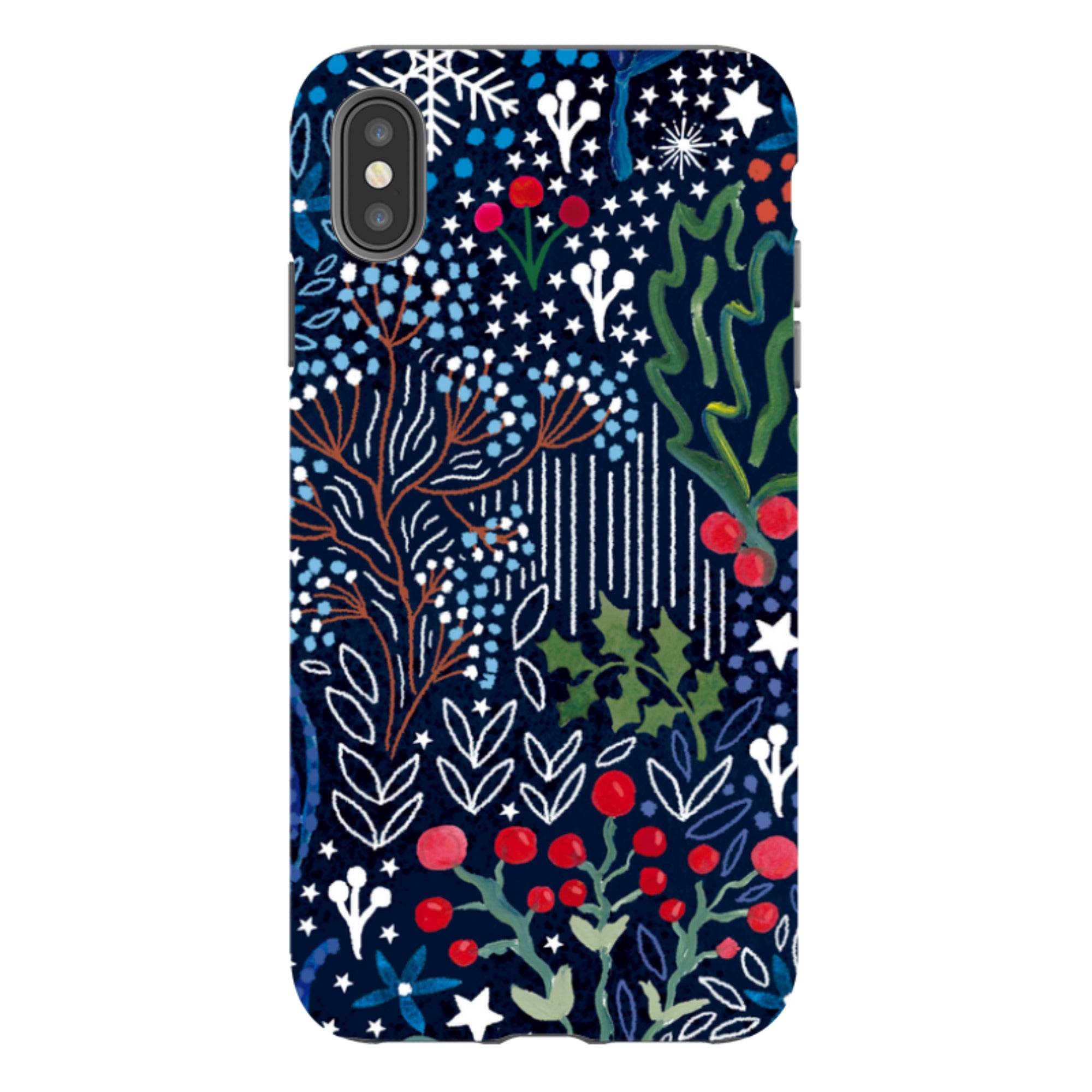 iPhone Tough Case - Winter Flowers II By Emma Frances Grant