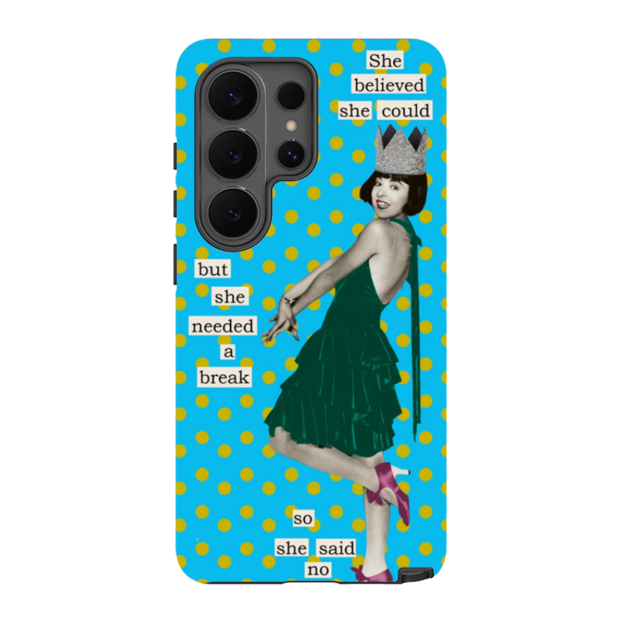 Samsung Tough Case - She Believed She Could By Clare Jordan