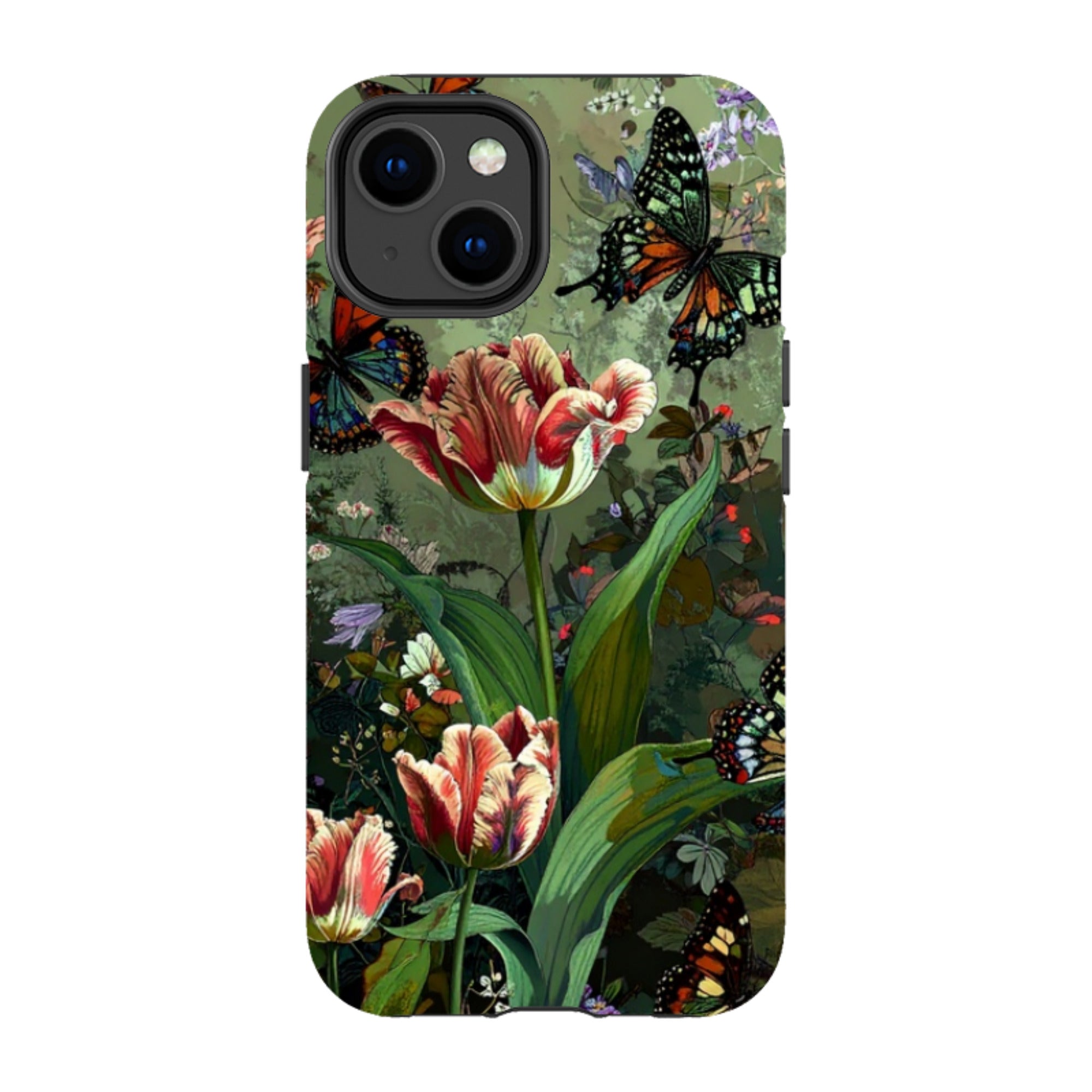 iPhone MagSafe Tough Case - Green Vyne Butterflies