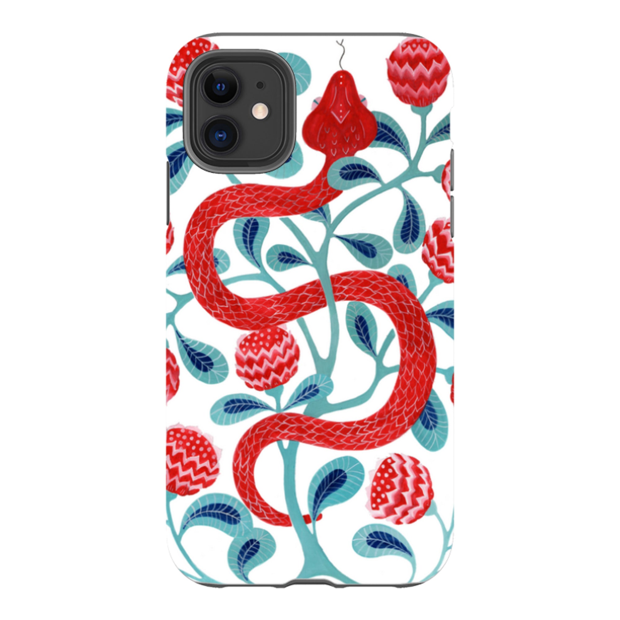 iPhone Tough Case - Redsnake By Bex Parkin