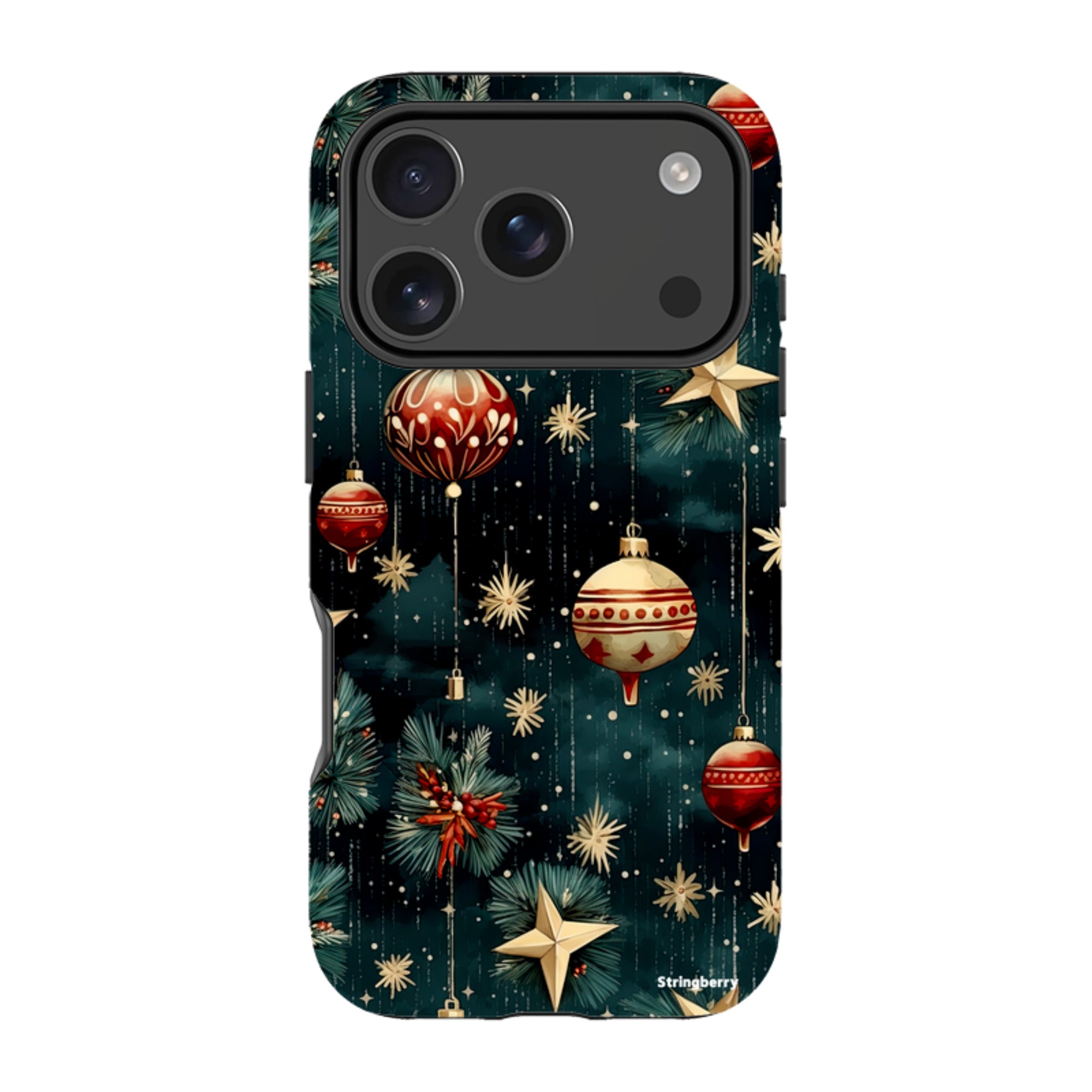 iPhone Tough Case - Christmas Baubles III