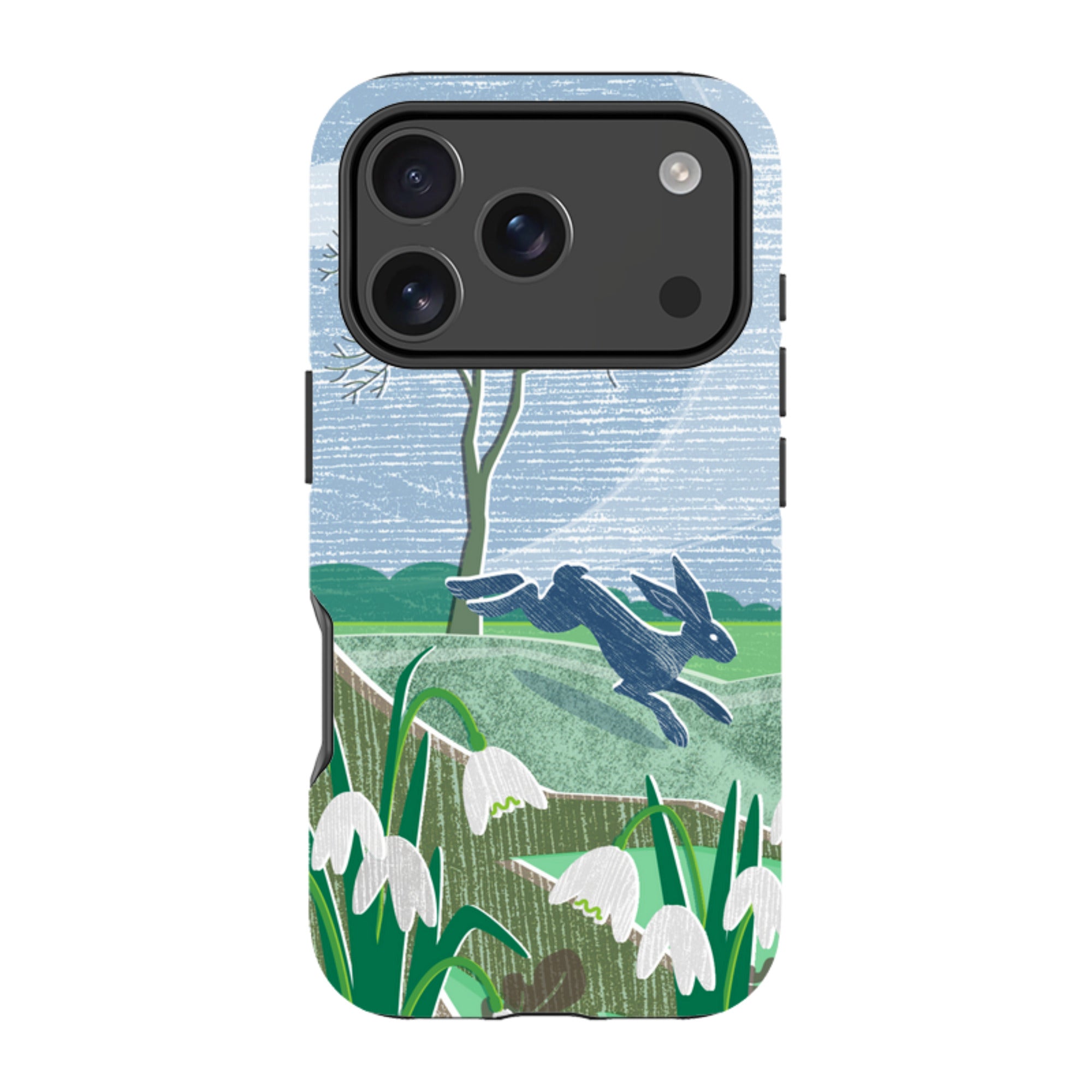 iPhone Tough Case - Snowdrops And Hare By Liane Payne