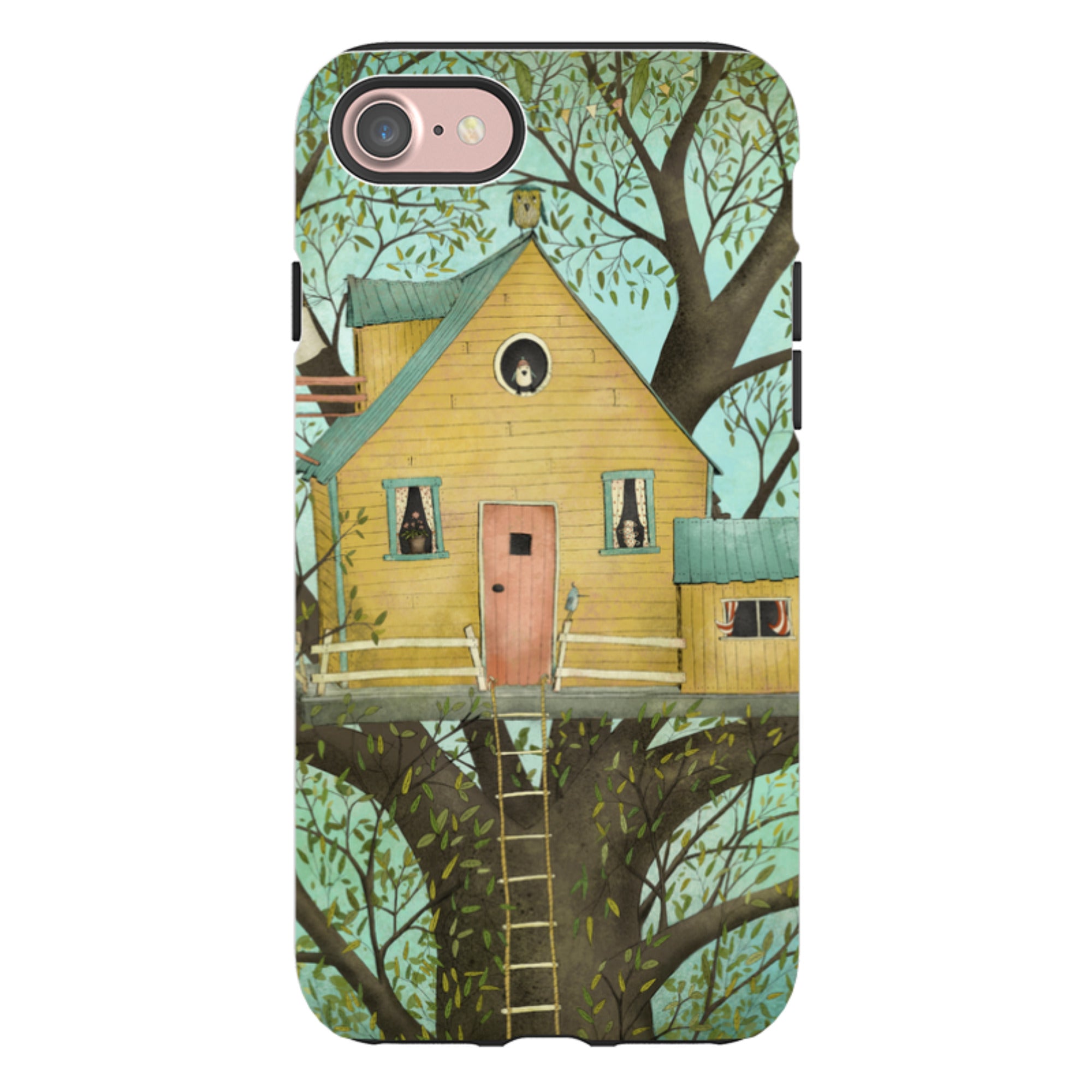 iPhone Tough Case - Tree House By Maja Lindberg