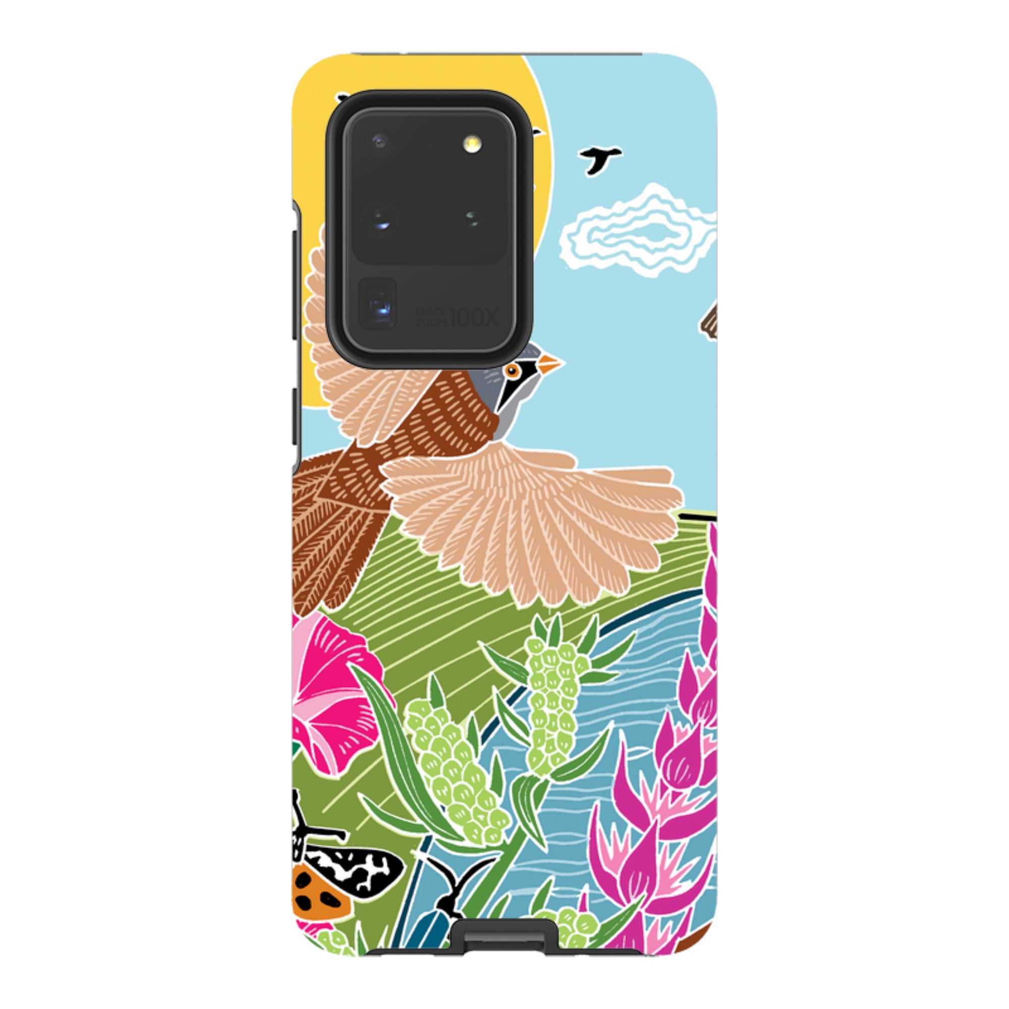 Samsung Tough Case - Bearded Tits By Kate Heiss